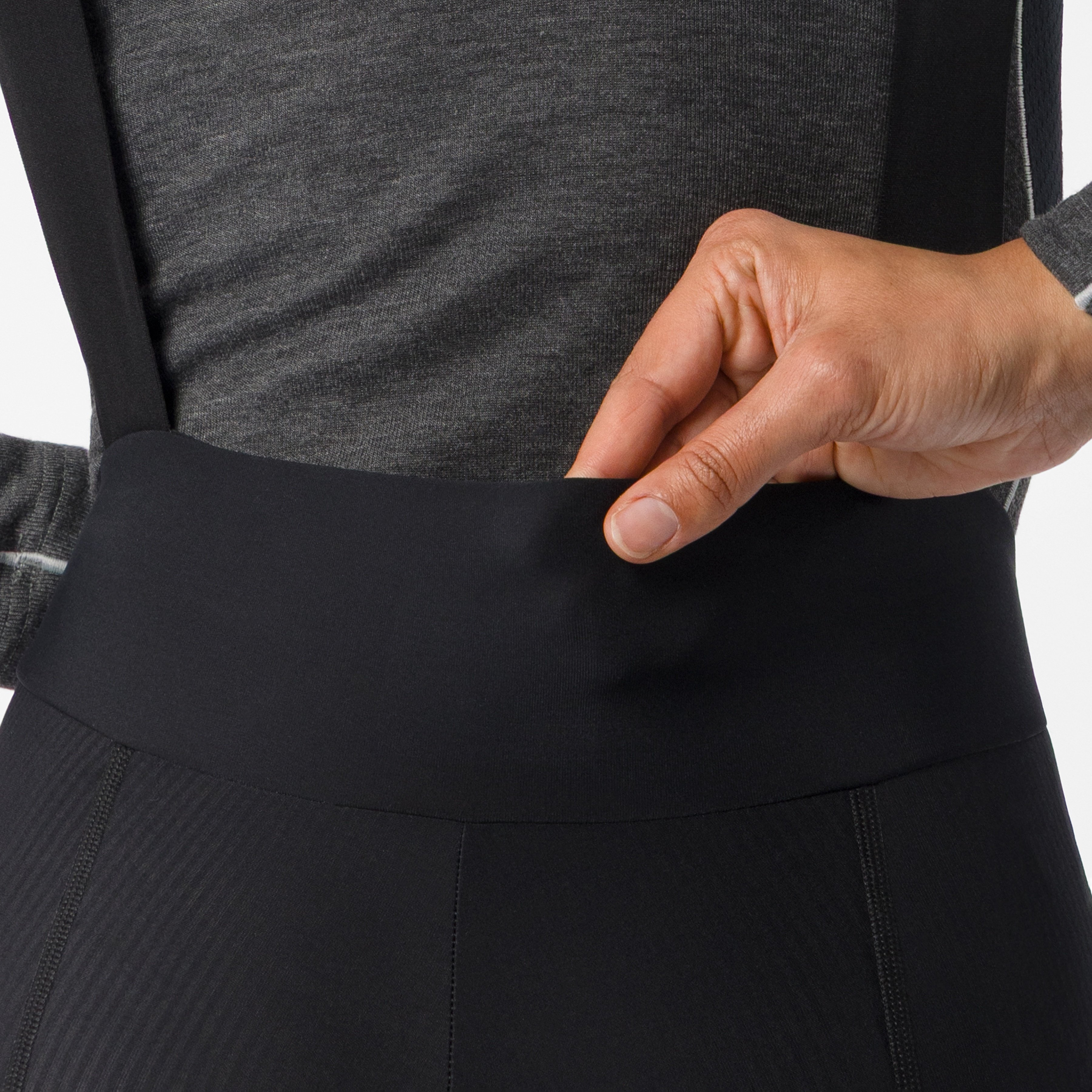 Competizione w dt bibtight - black - castelli