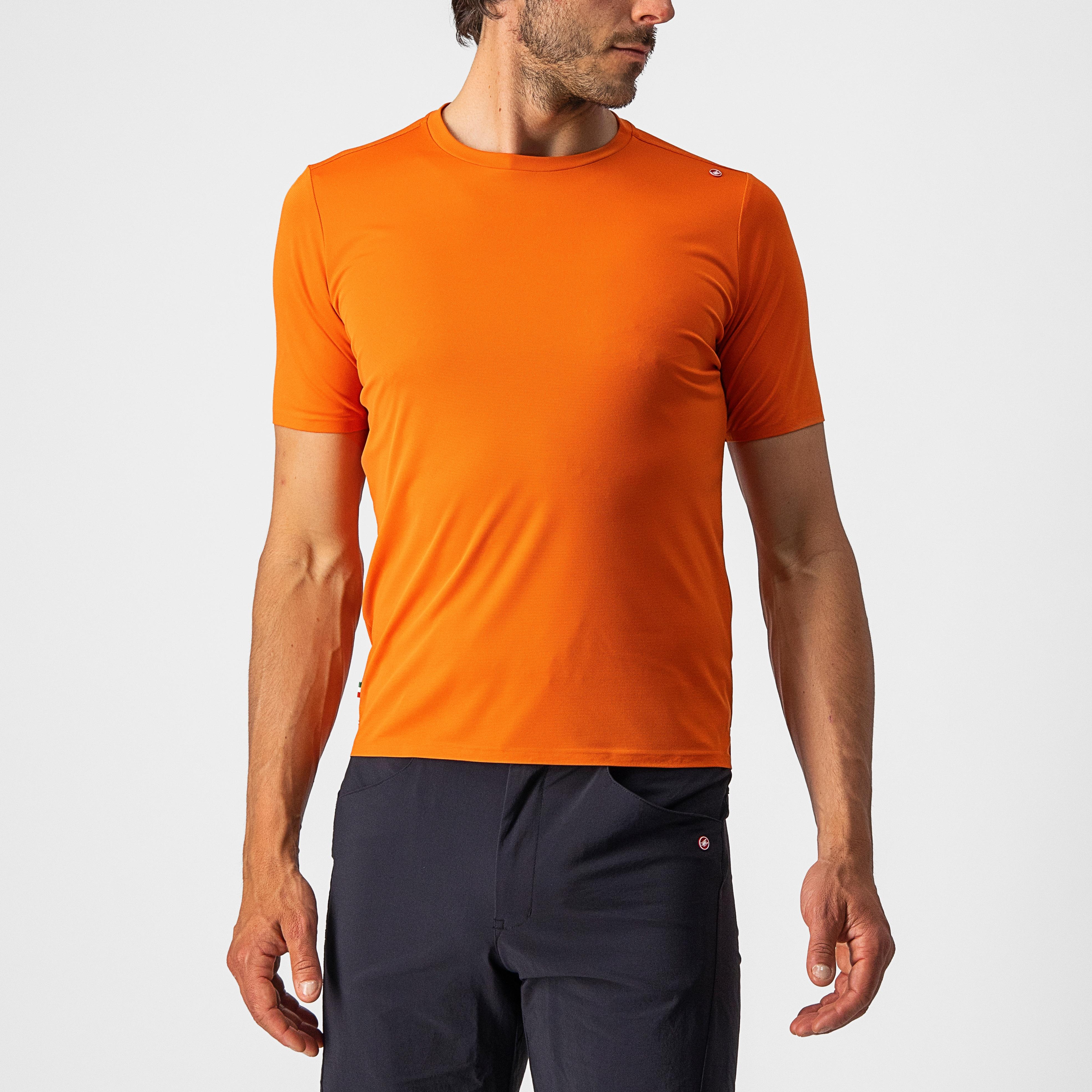 Tech 2 tee - orange rust - castelli