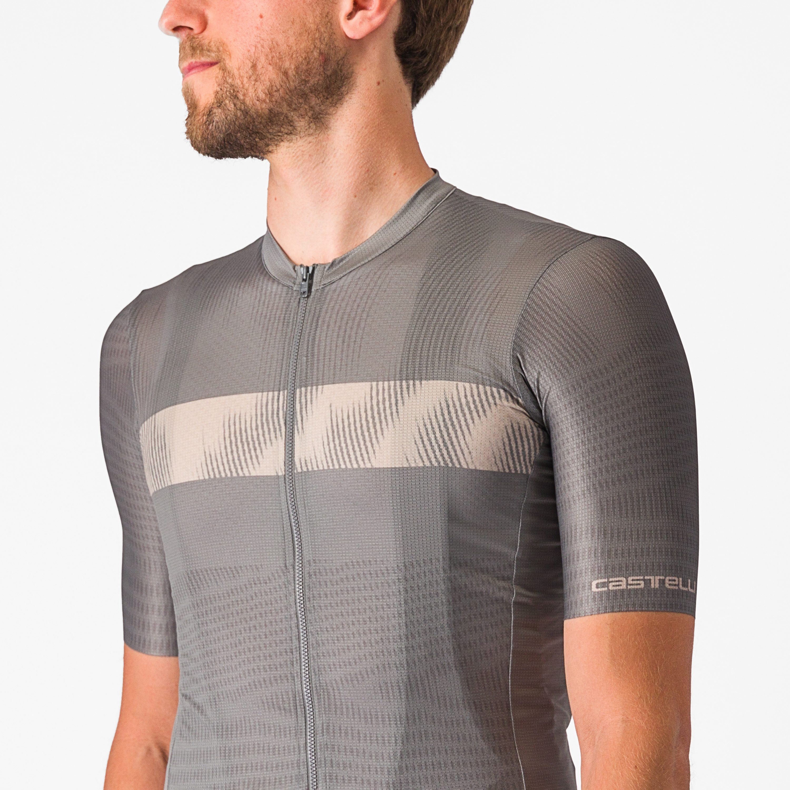 Unlimited endurance jersey - gunmetal gray/clay - castelli
