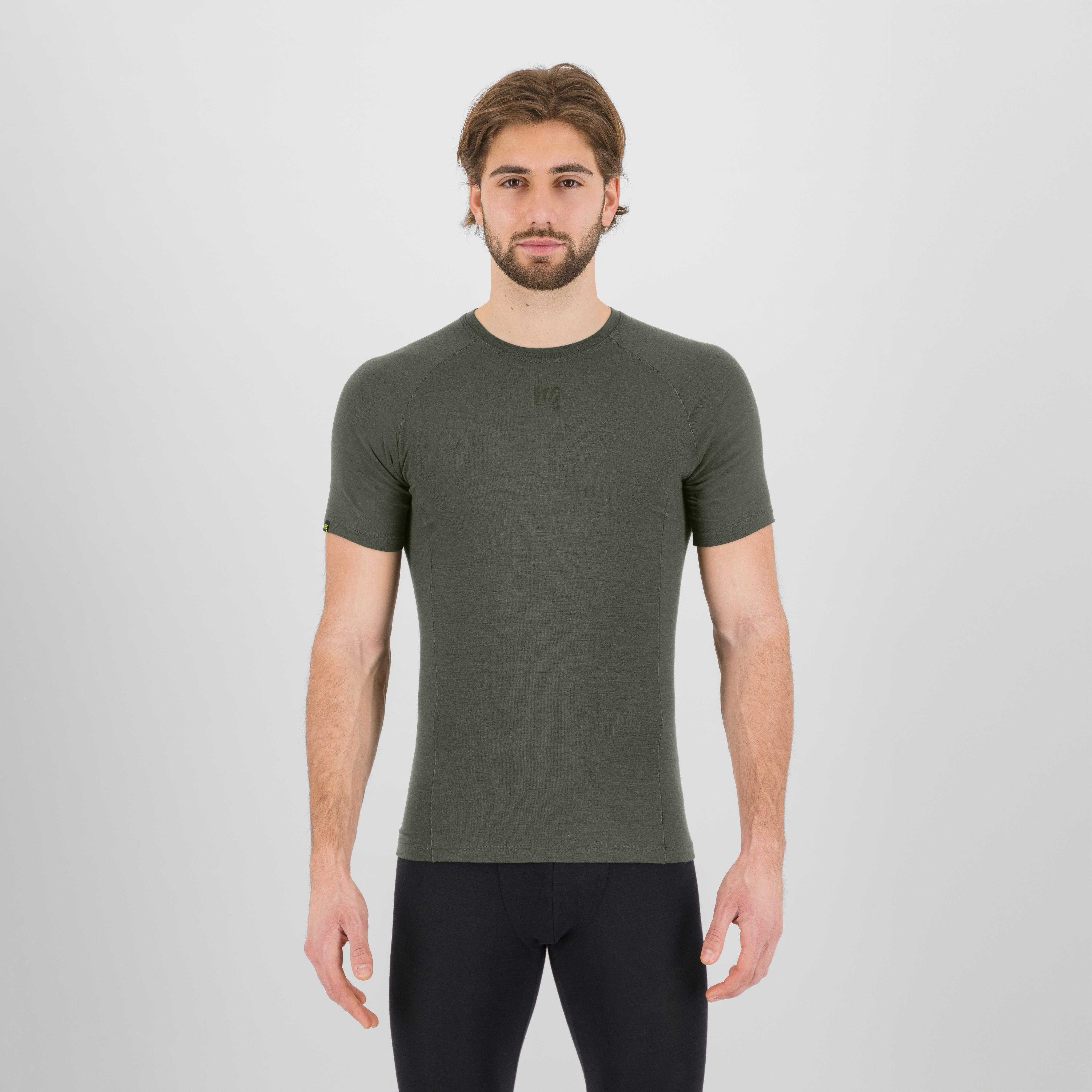 Dinamico merino 130 t-shirt - castor - karpos