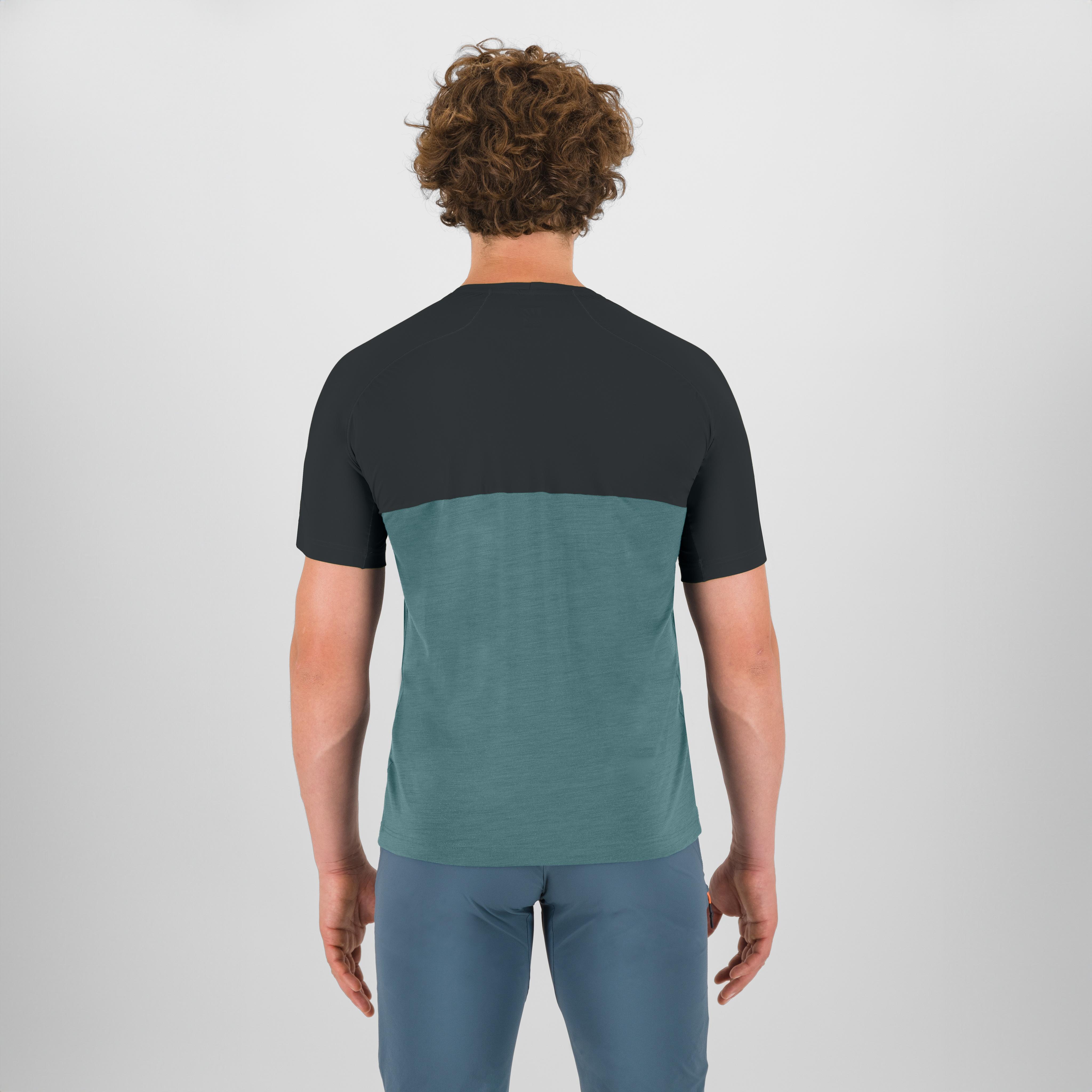 Cimonega t-shirt - mineral blue/woodl.gray - karpos