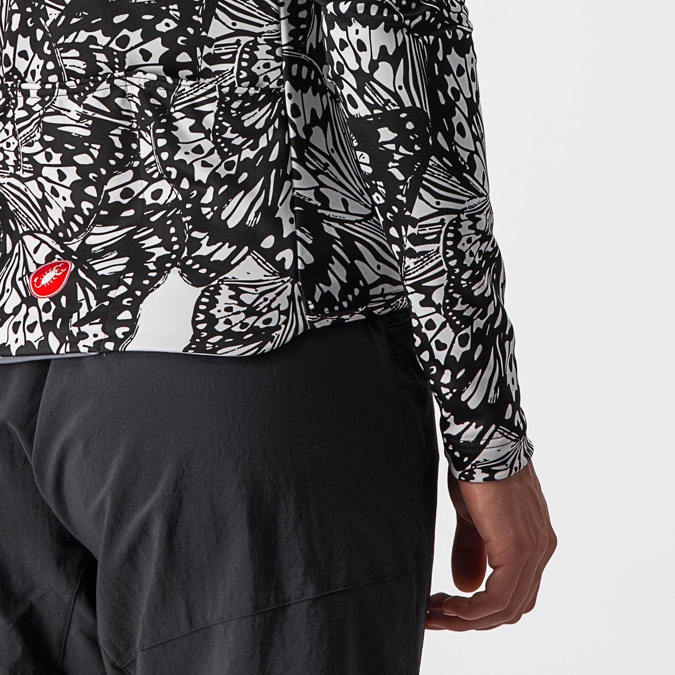 Unlimited w thermal jersey - black/white - castelli