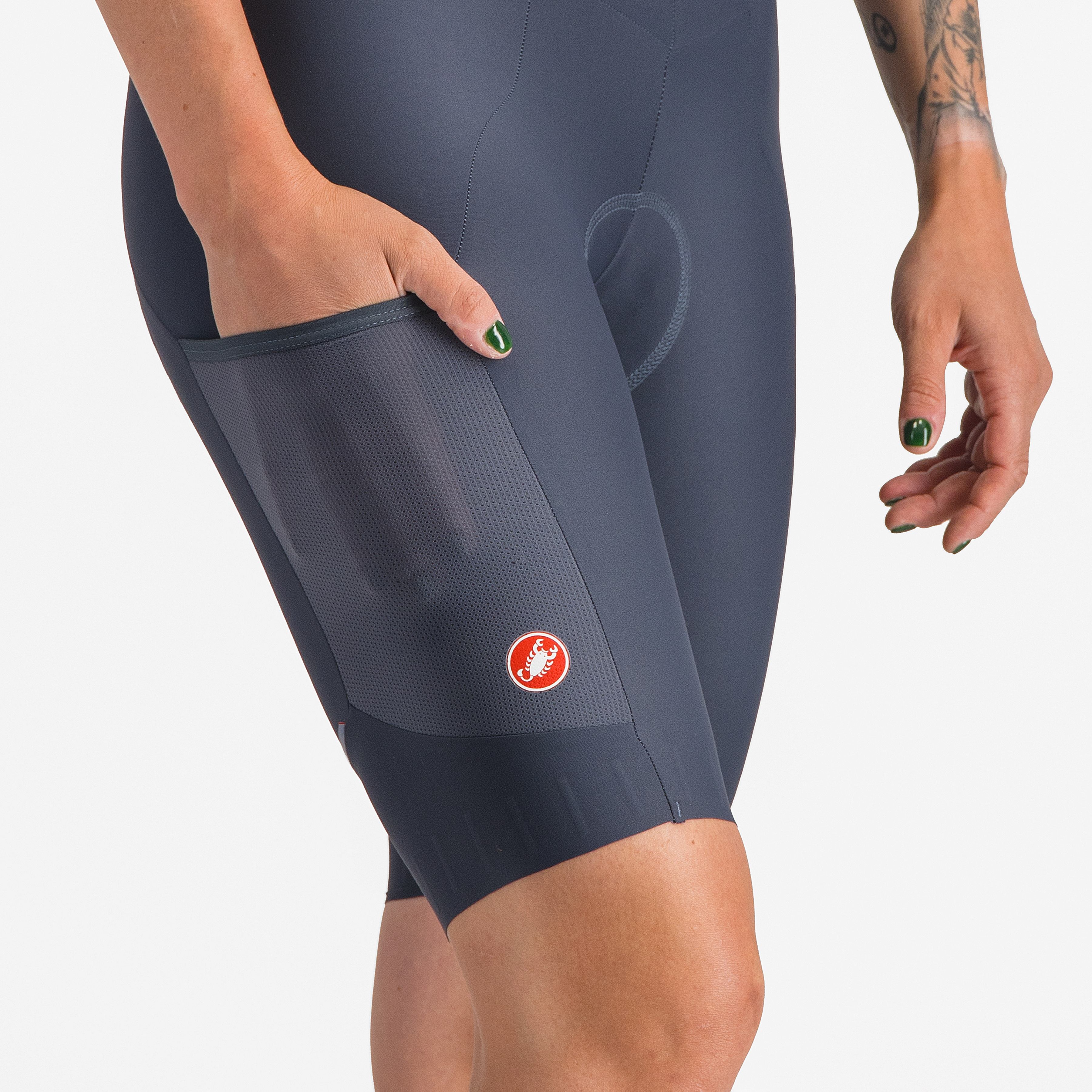 Unlimited endurance w dt bibshort - twilight blue - castelli