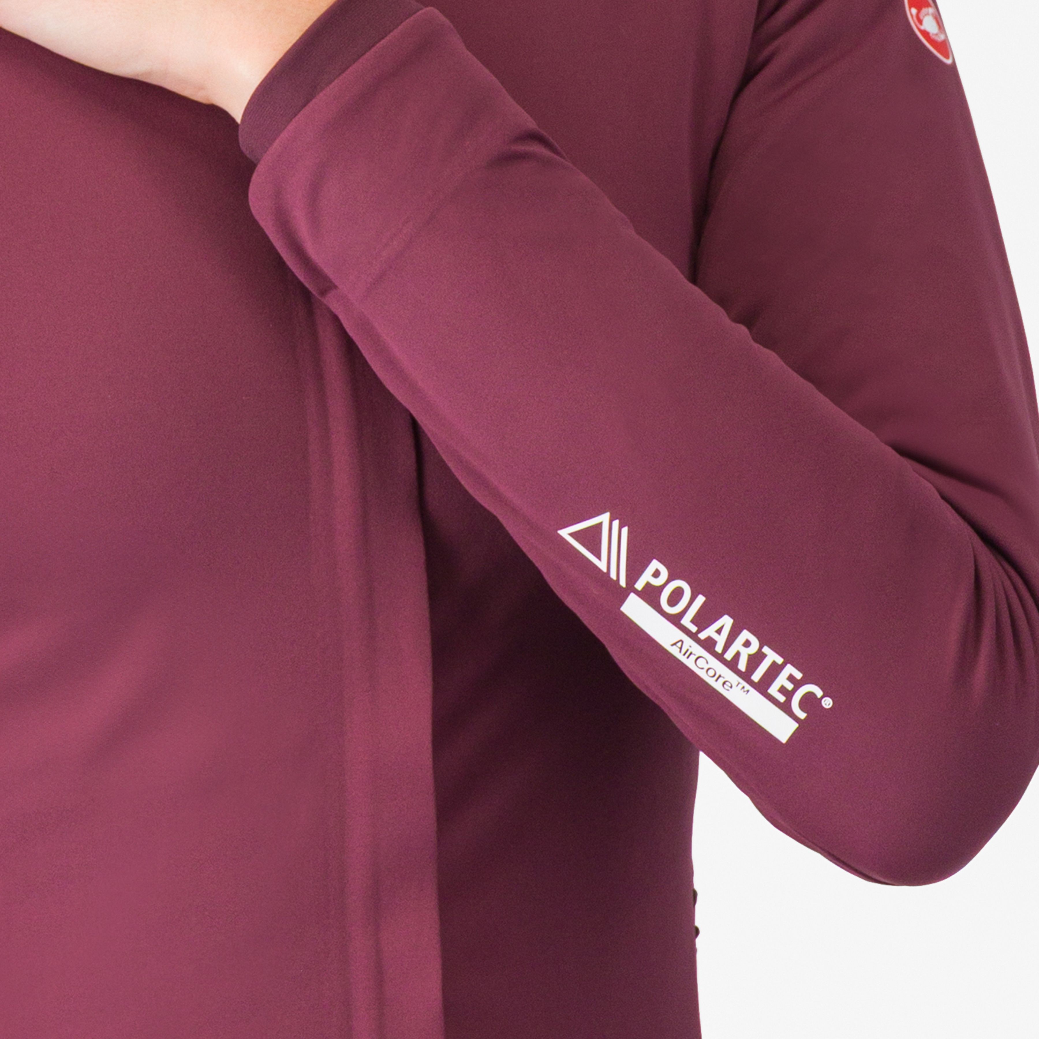 Alpha 150 w jacket - deep bordeaux/brilliant pink - castelli