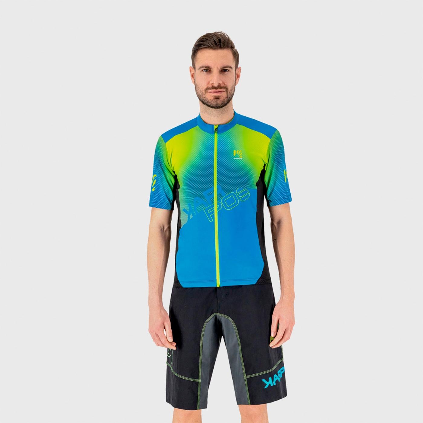 Jump jersey - print 1 indigo b./black/green - karpos