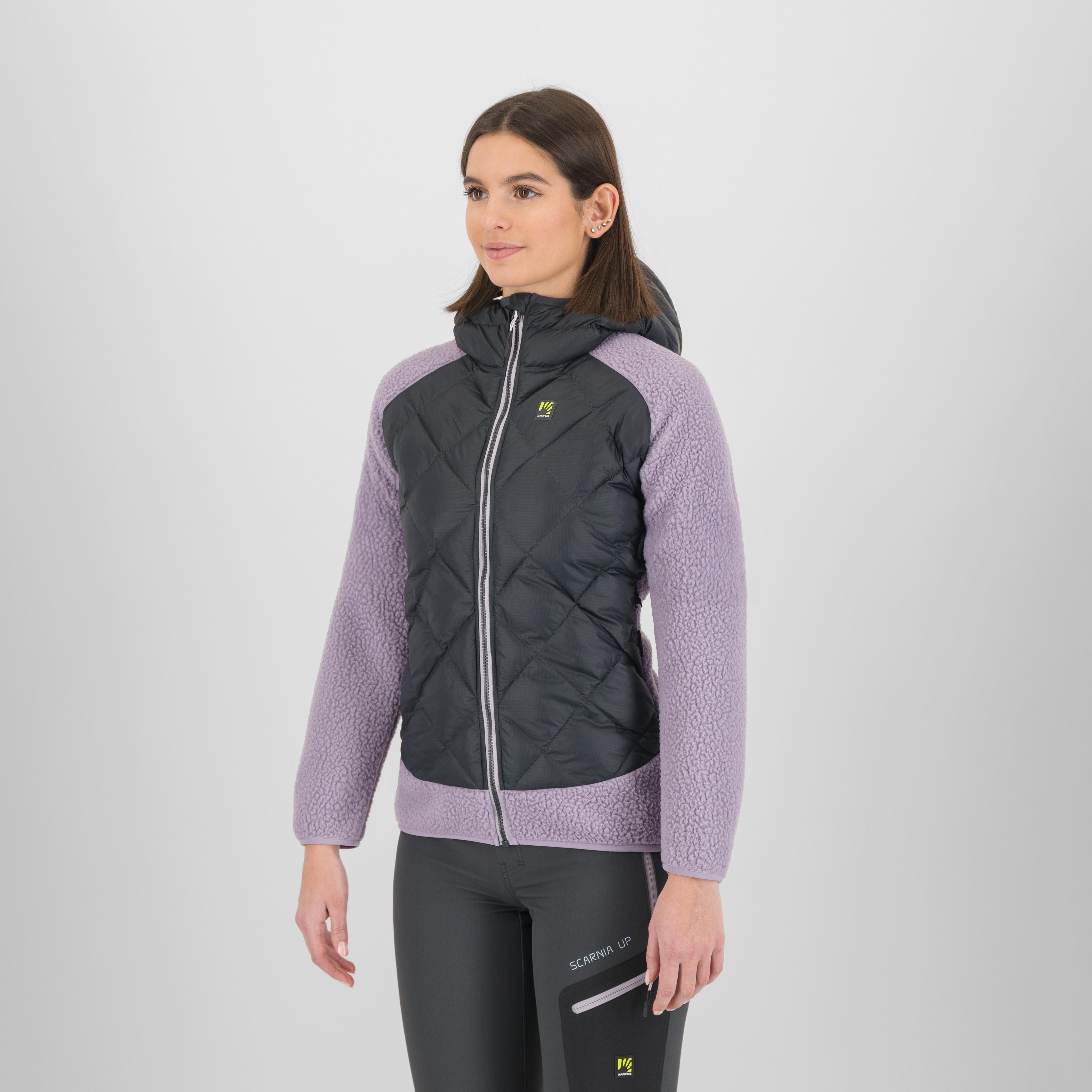 Marmarole retro' w jacket - woodl.gray/lavender - karpos