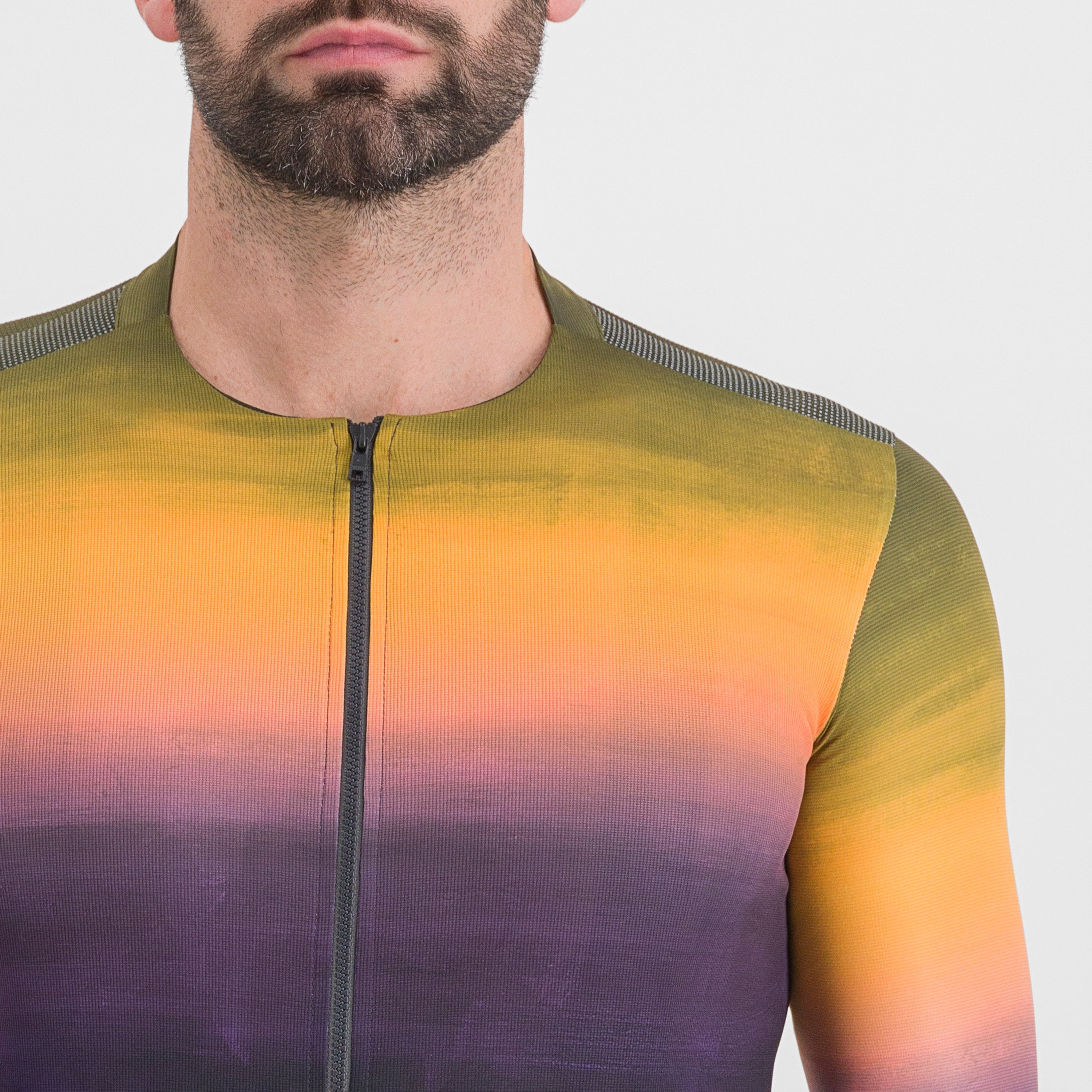 Flow supergiara jersey - nightshade dark gold - sportful