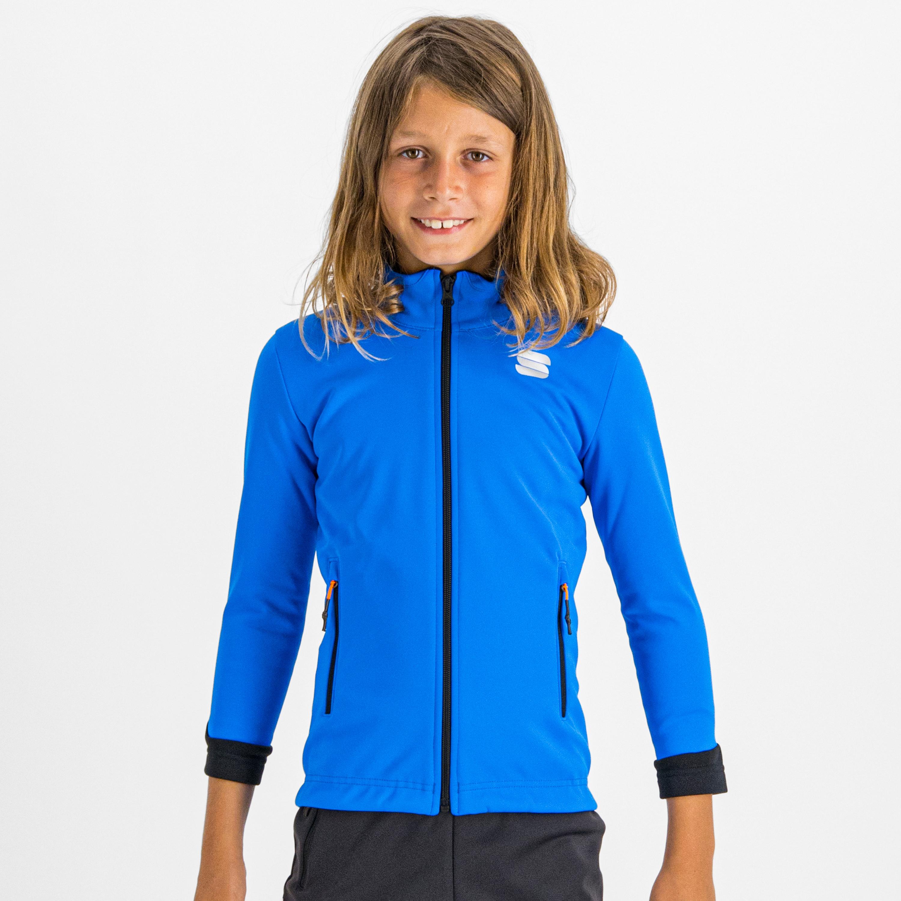 Squadra kid's jacket - brilliant blue/black - sportful