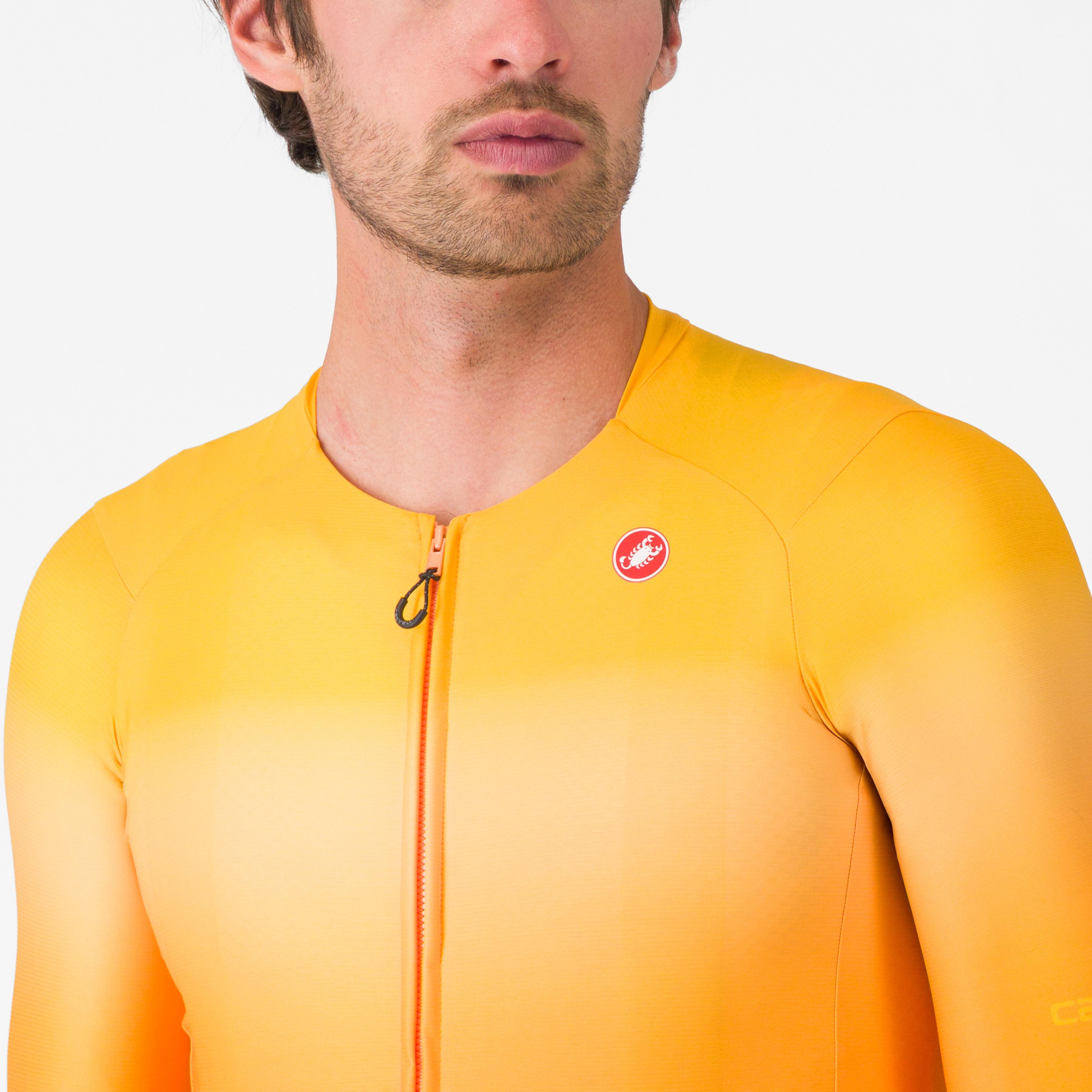 Upf long sleeve jersey - vivid orange - castelli