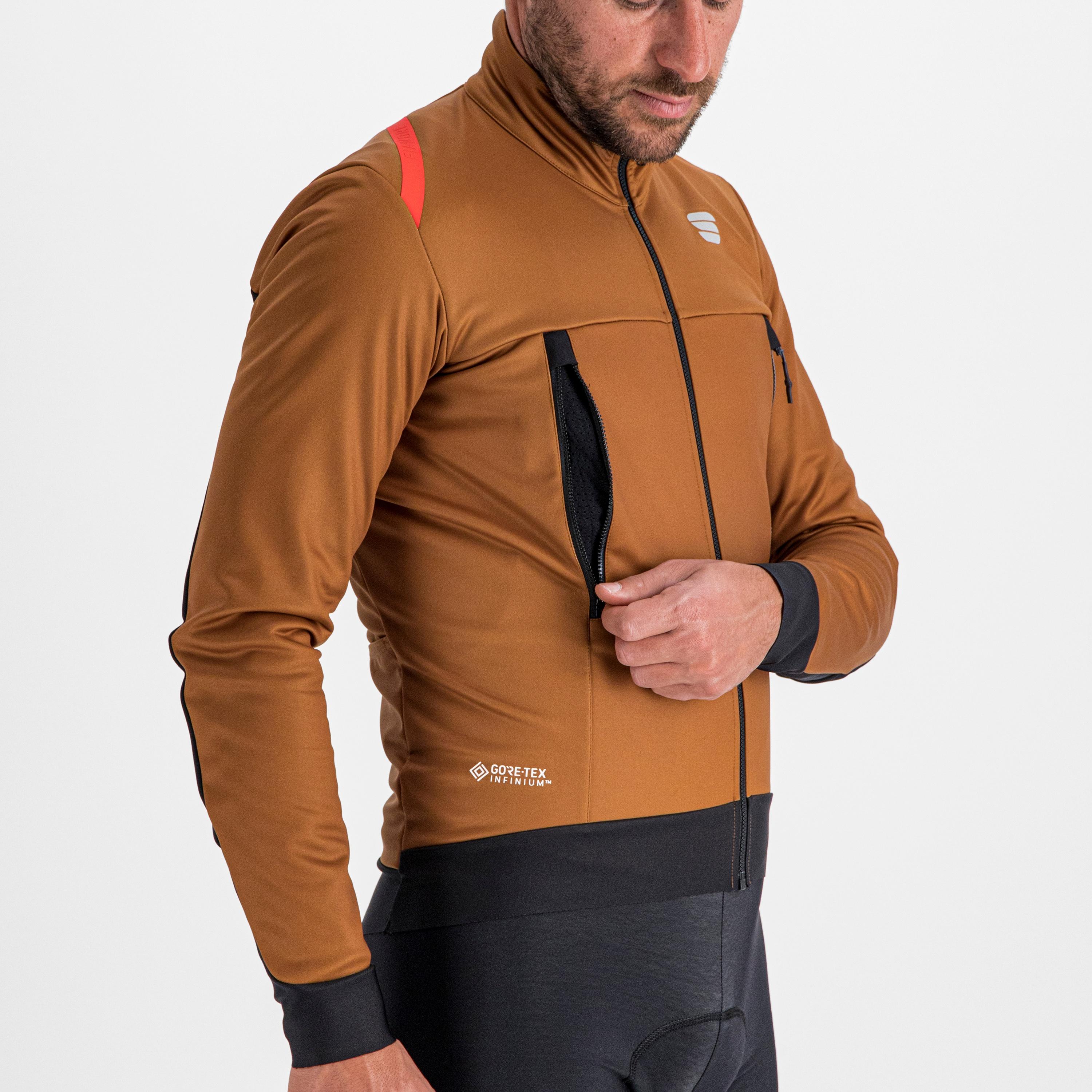 Fiandre warm jacket - leather - sportful