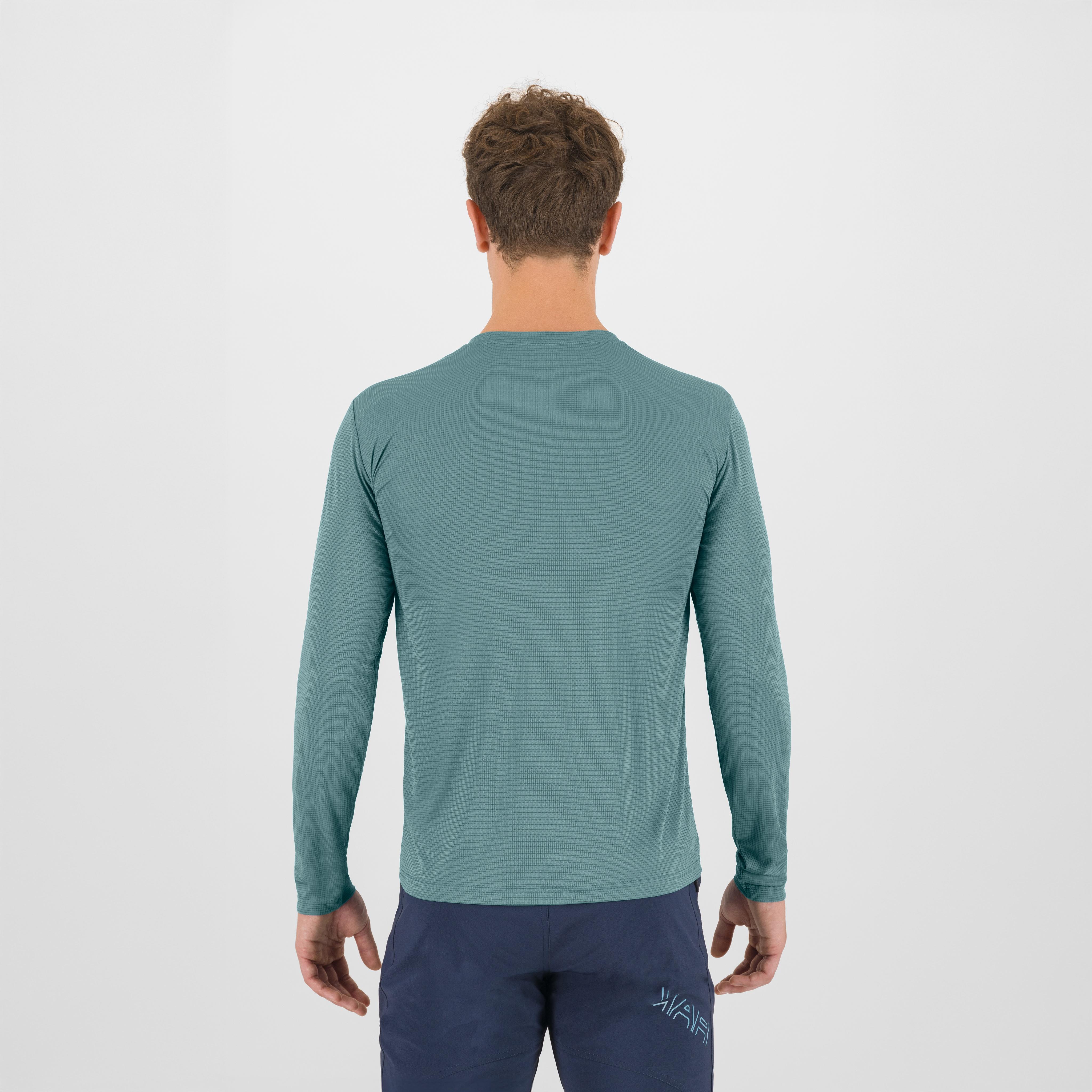 Loma evo long sleeve t-shirt - mineral blue - karpos