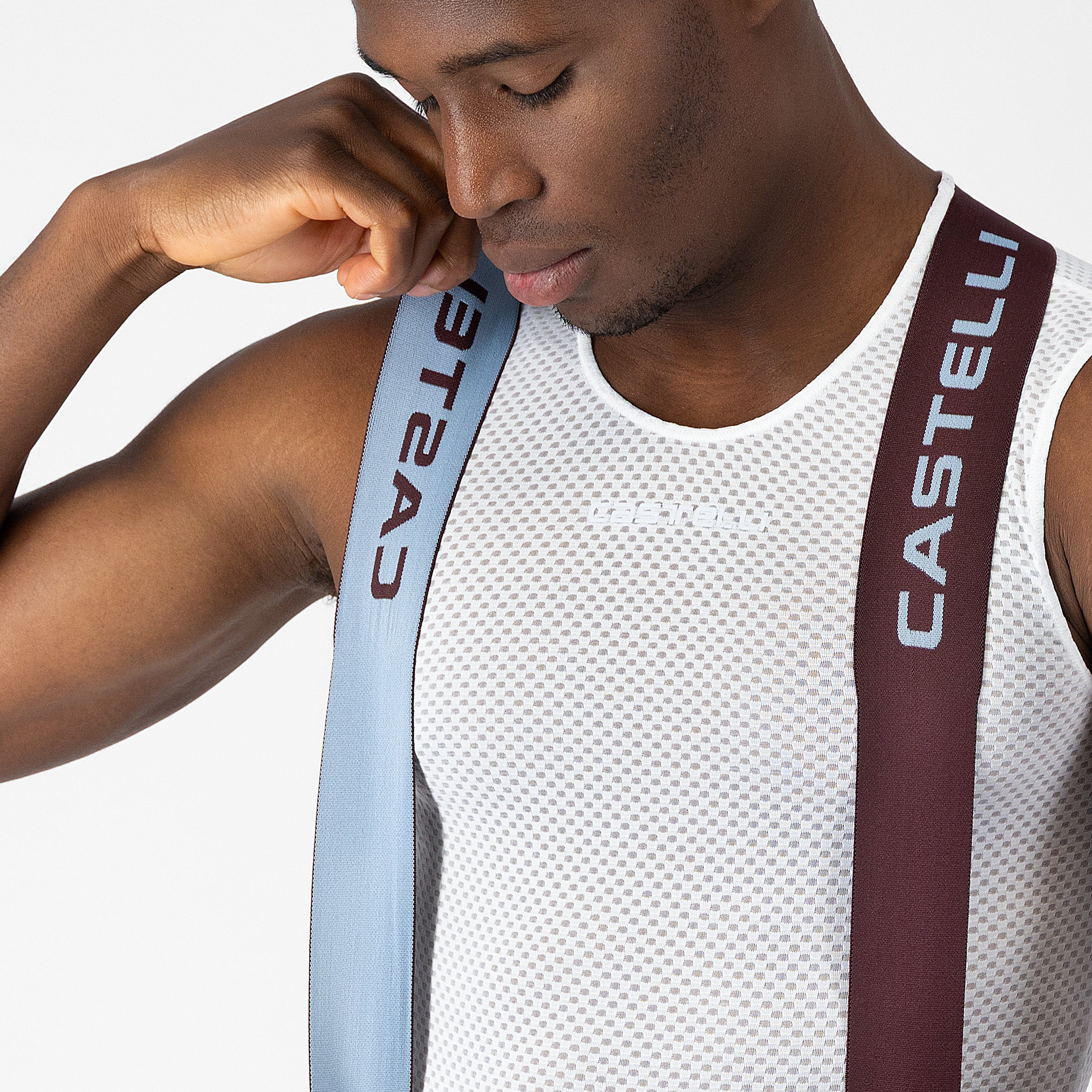 Premio evo bibshort - deep bordeaux/winter sky - castelli
