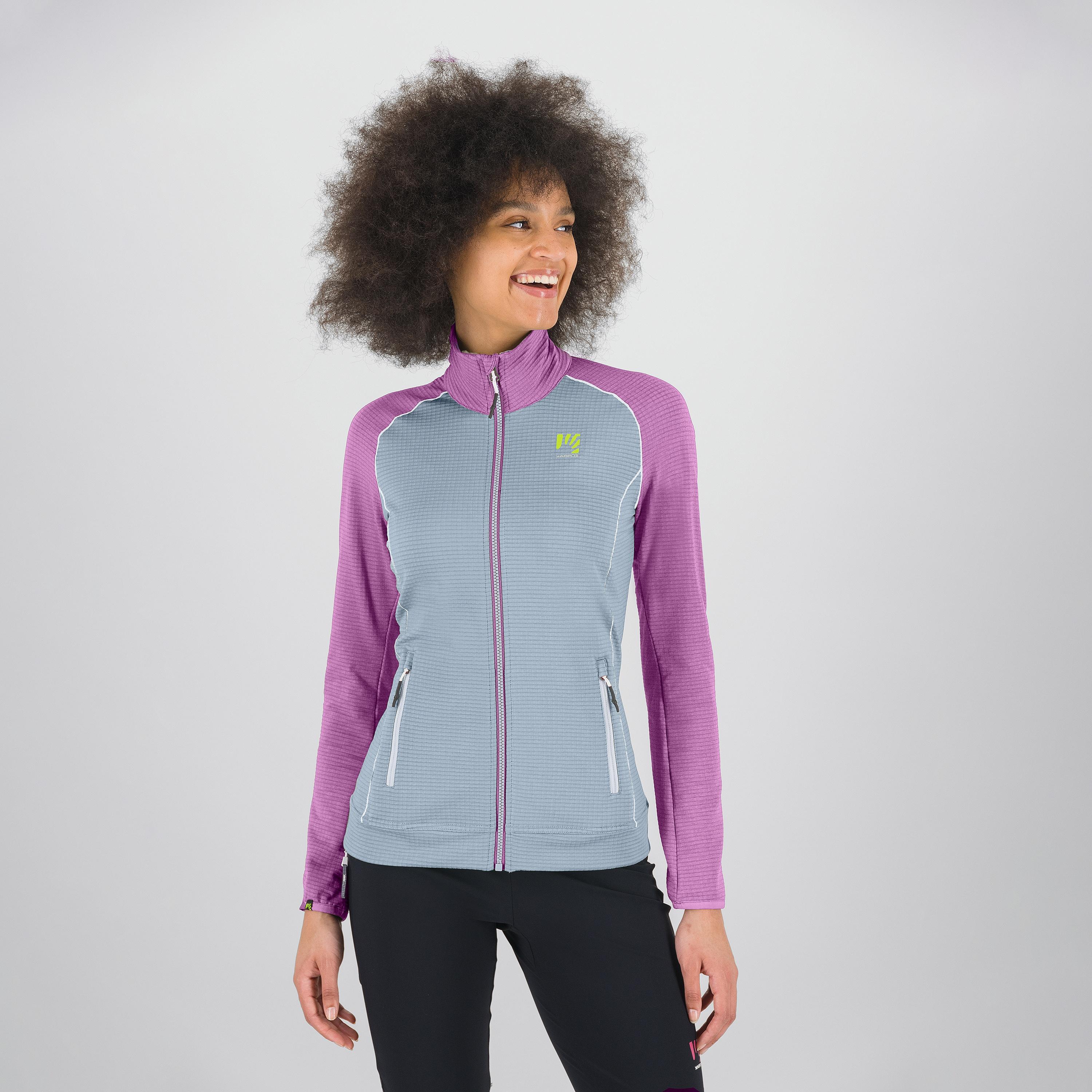 Ambrizzola w full zip - mist/bloom - karpos
