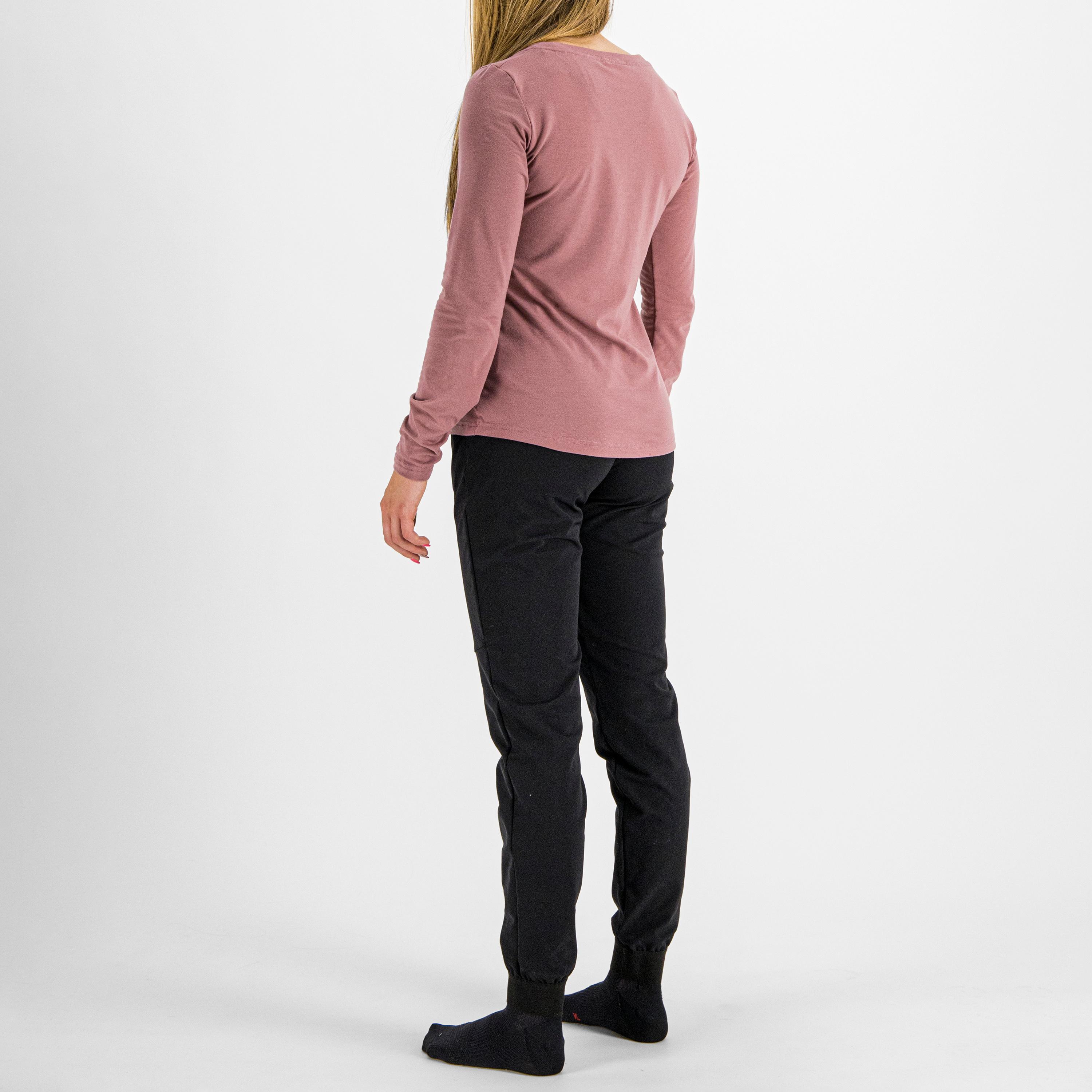 Xplore w tee long sleeve - mauve - sportful