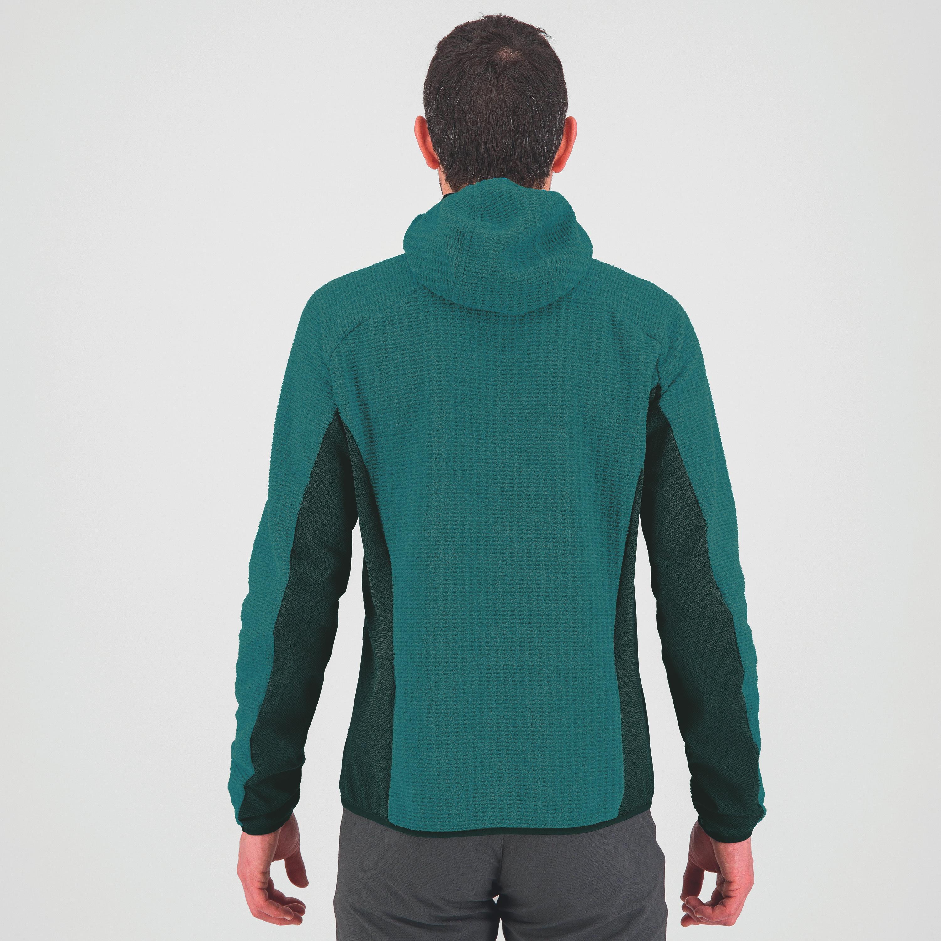 Rocchetta hoodie fleece - balsam/forest - karpos