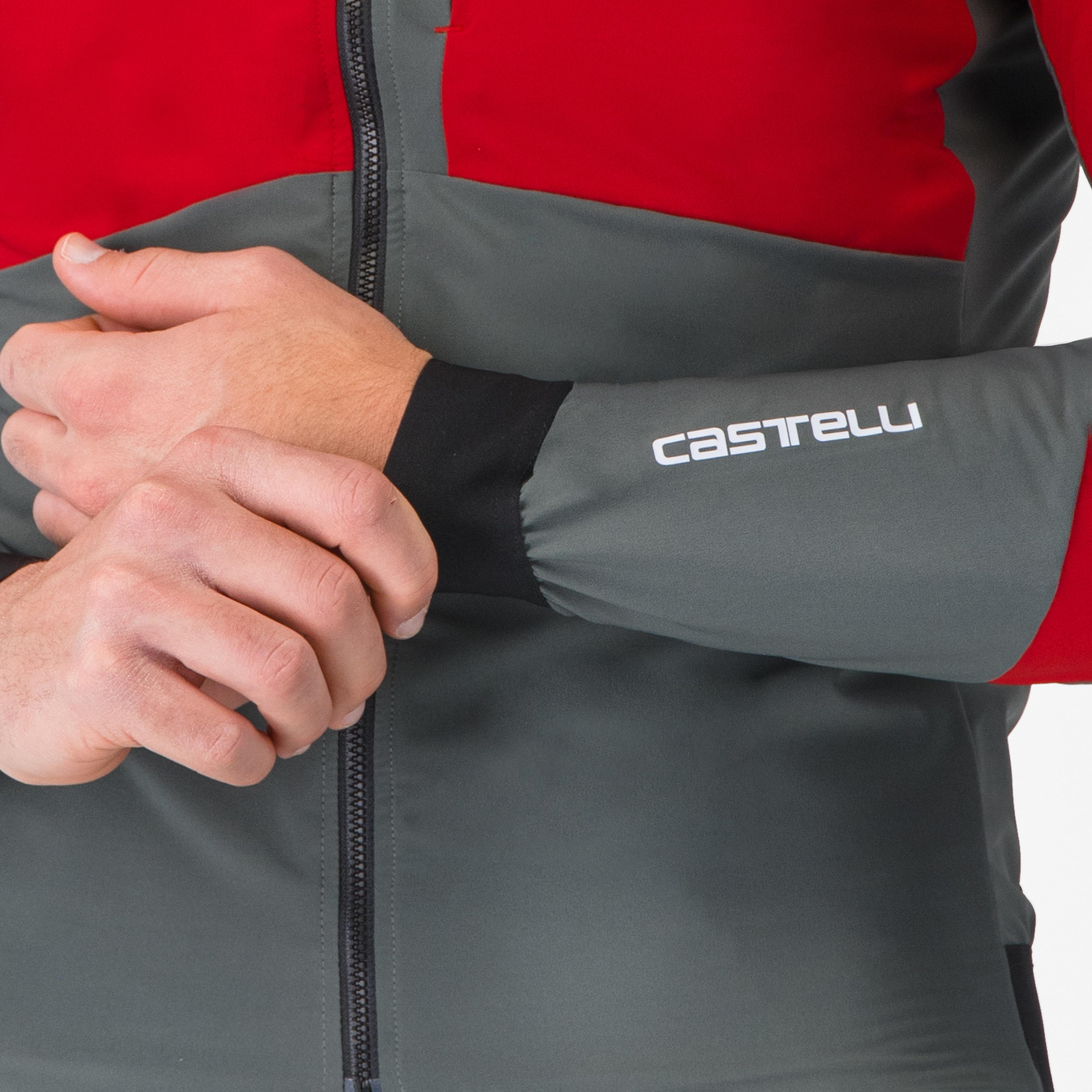 Fly unltd jacket - rich red/urban gray - castelli