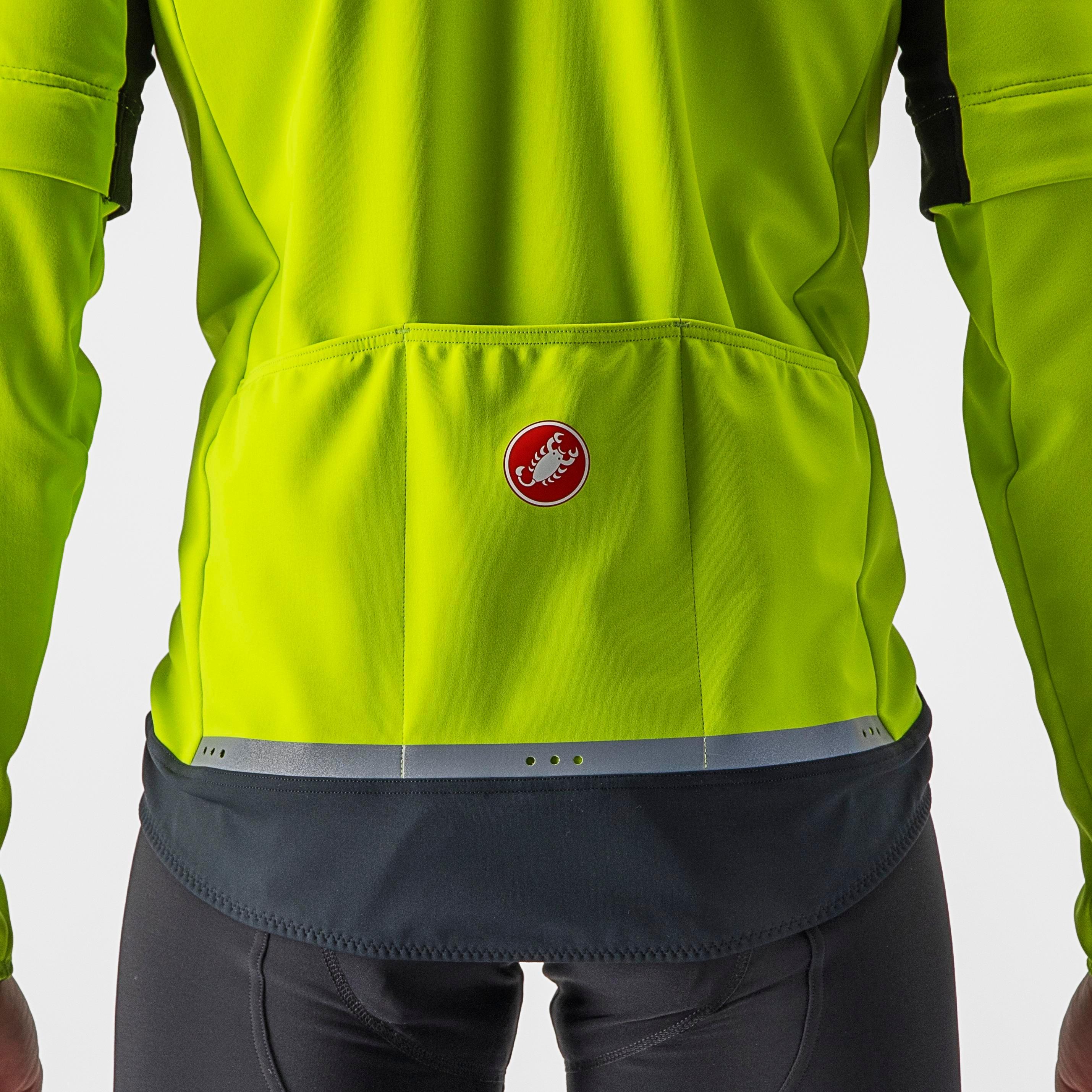 Perfetto ros 2 convertible jacket - electric lime/dark gray - castelli