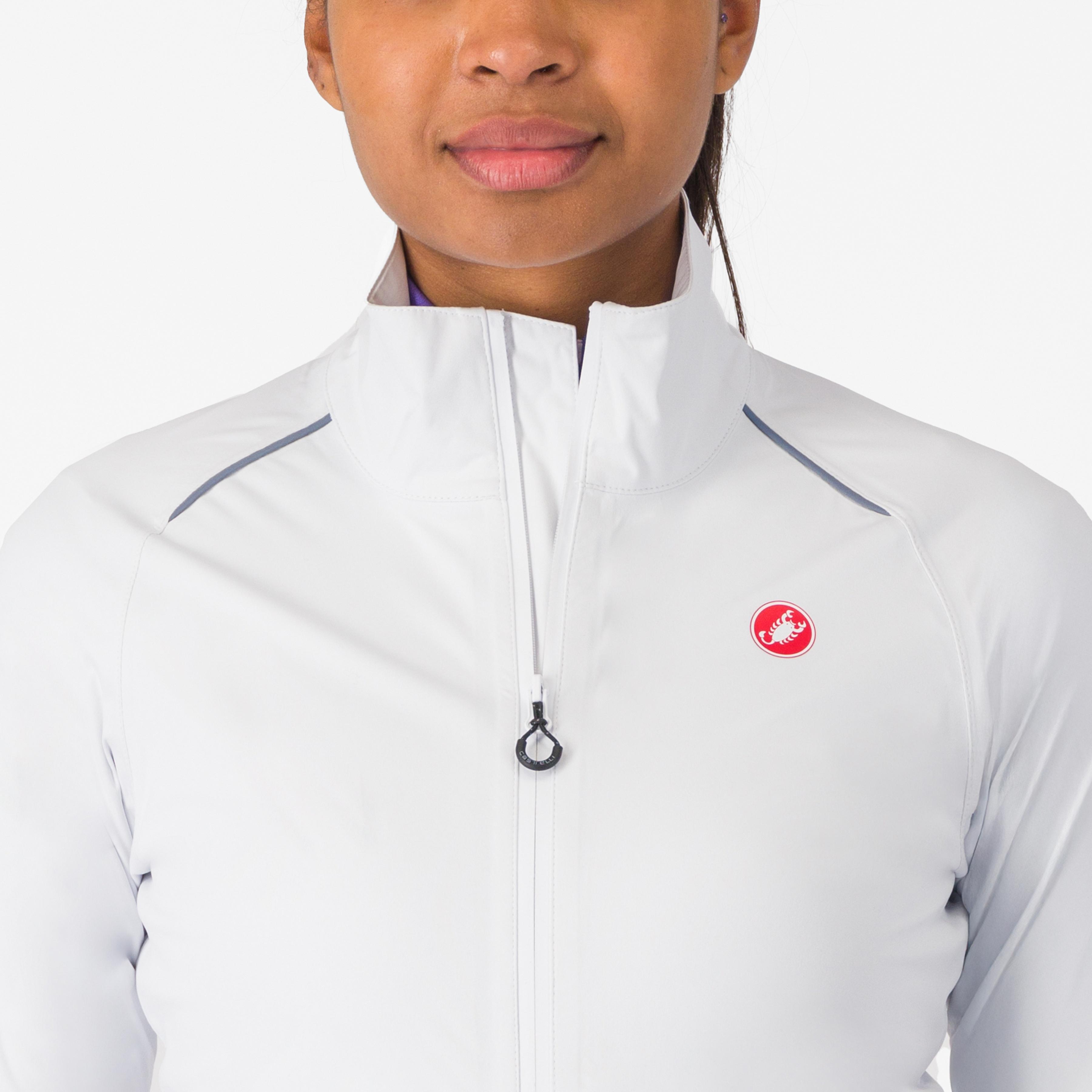 Emergency 3 w rain jacket - white - castelli