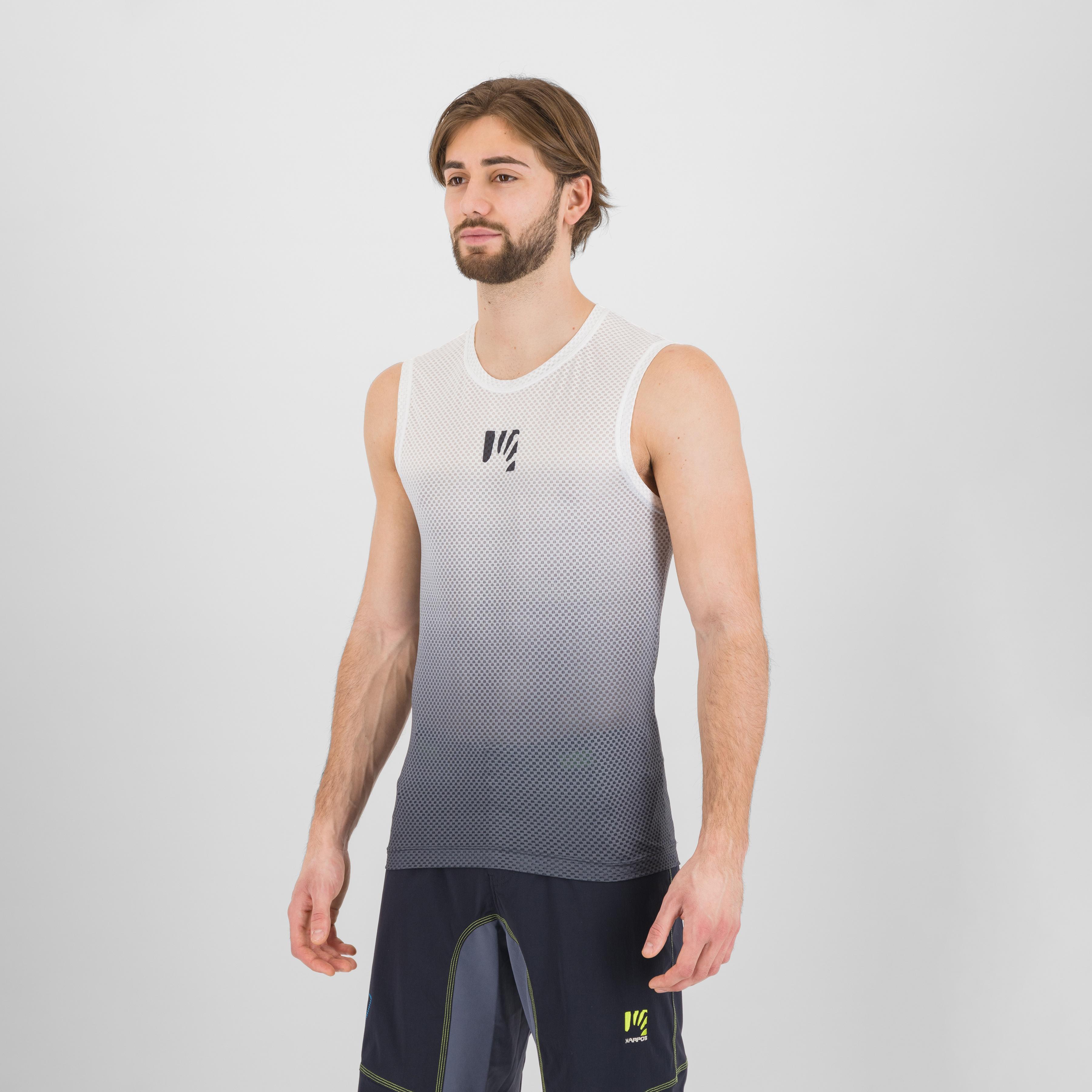 Verve mesh sleeveless - vulcan/bright white - karpos