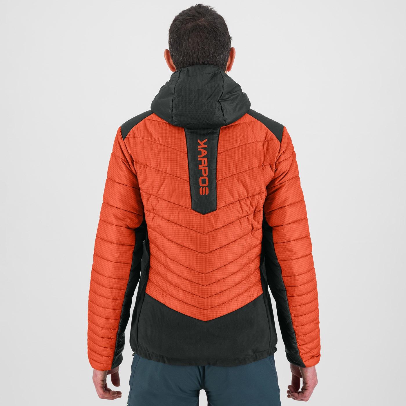 Pian longhi jacket - spicy orange/black - karpos
