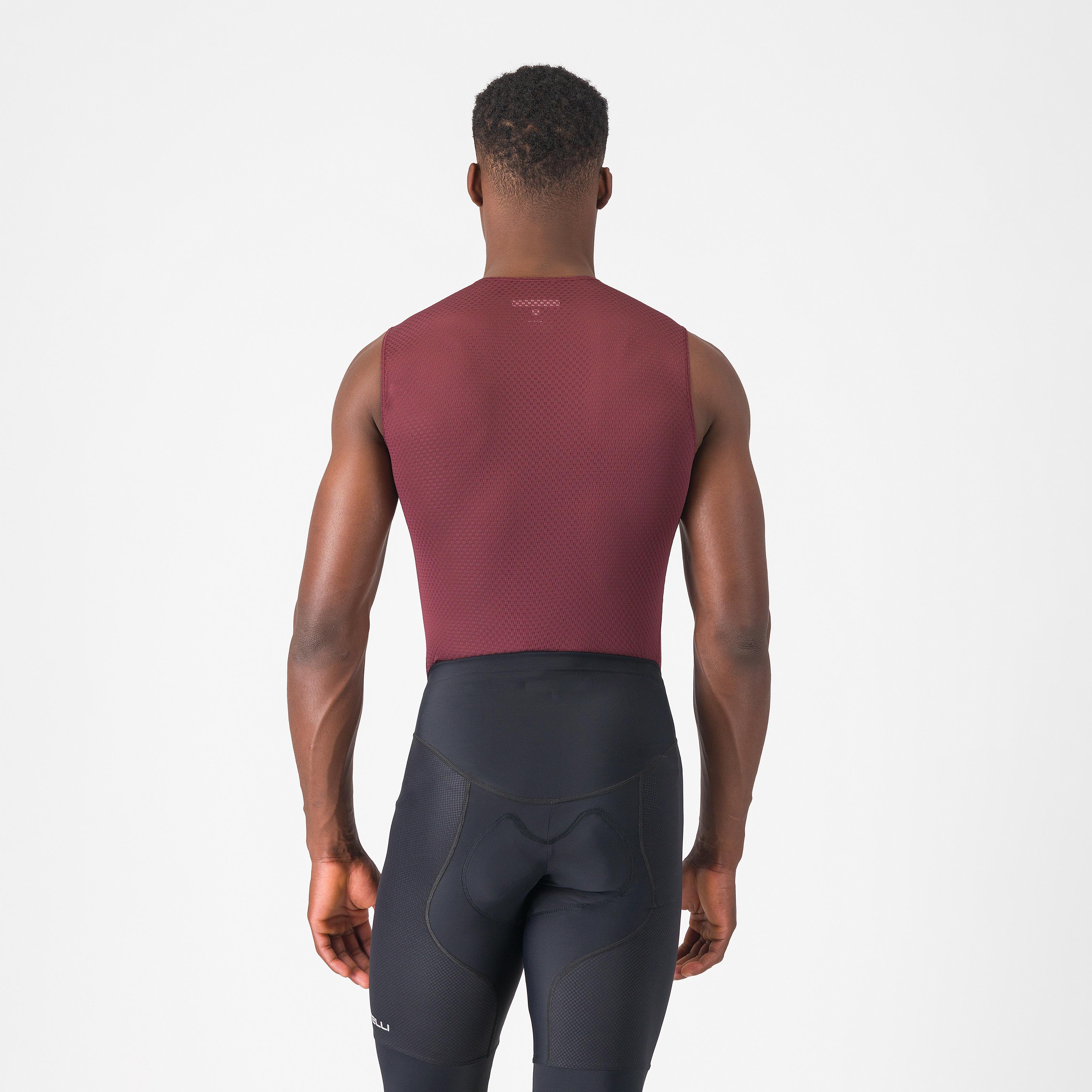 Pro mesh 2.0 sleeveless - deep bordeaux - castelli