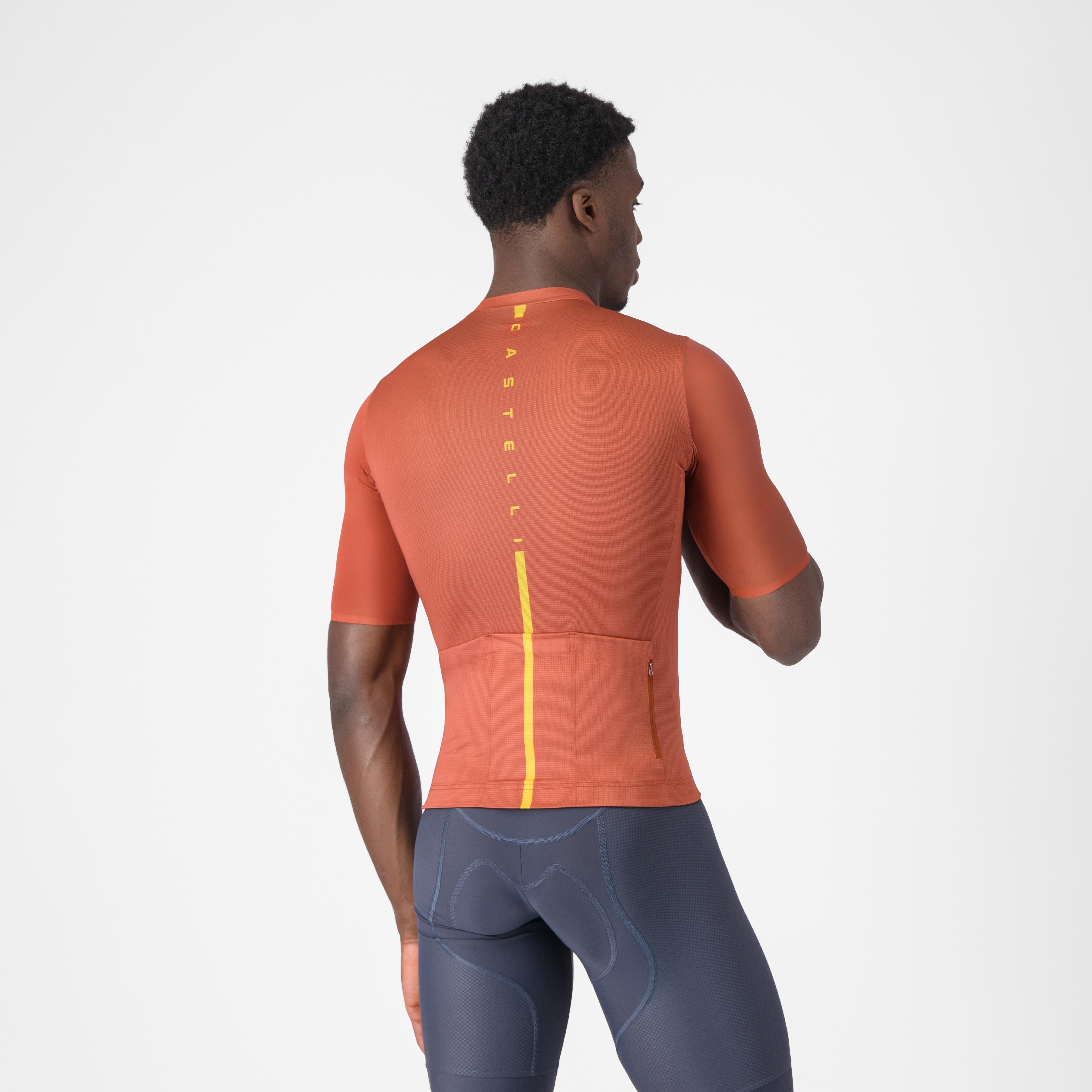 Drittone logo jersey - paprika/mango mojito - castelli
