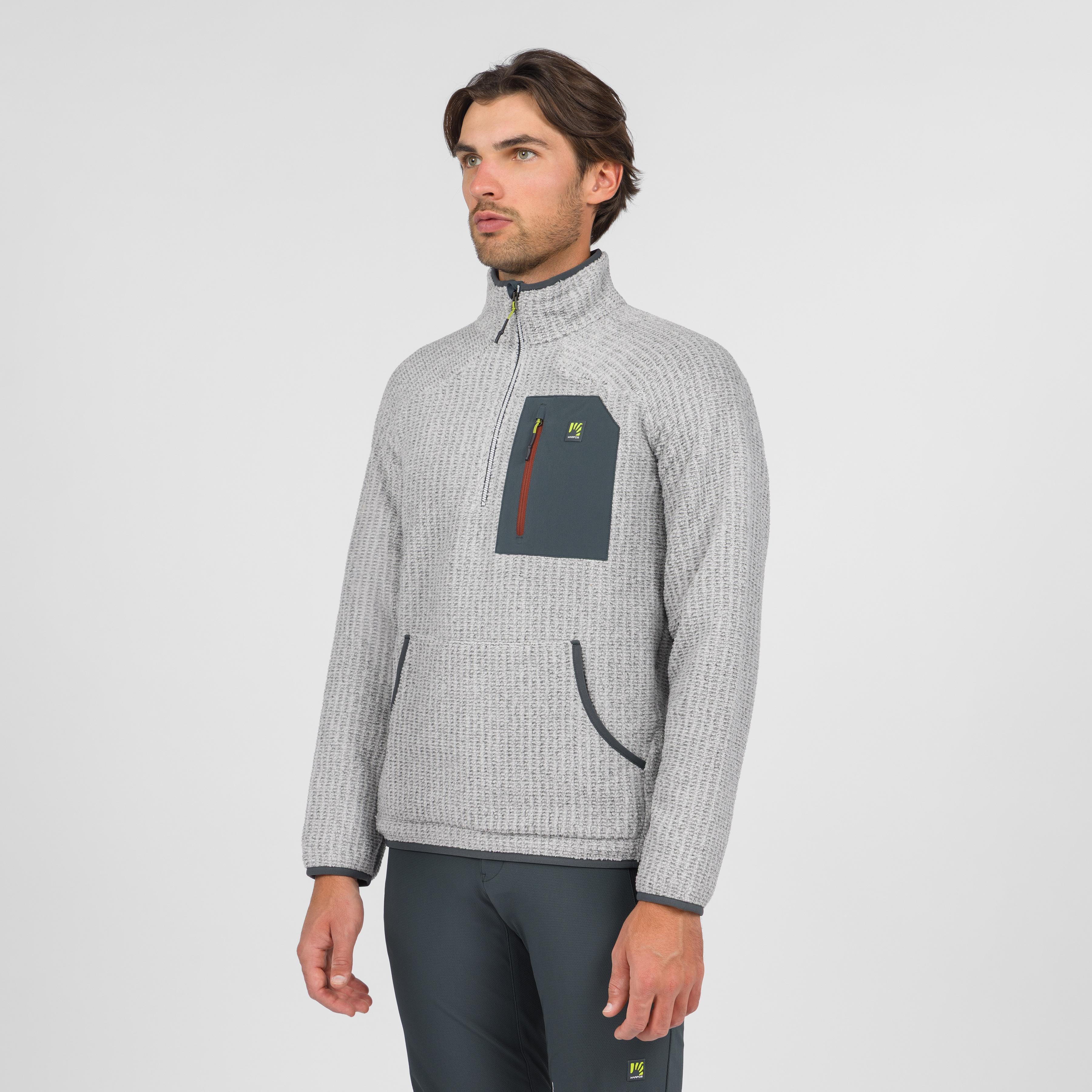 Rocchetta half zip fleece - micro chip/woodl.gray - karpos