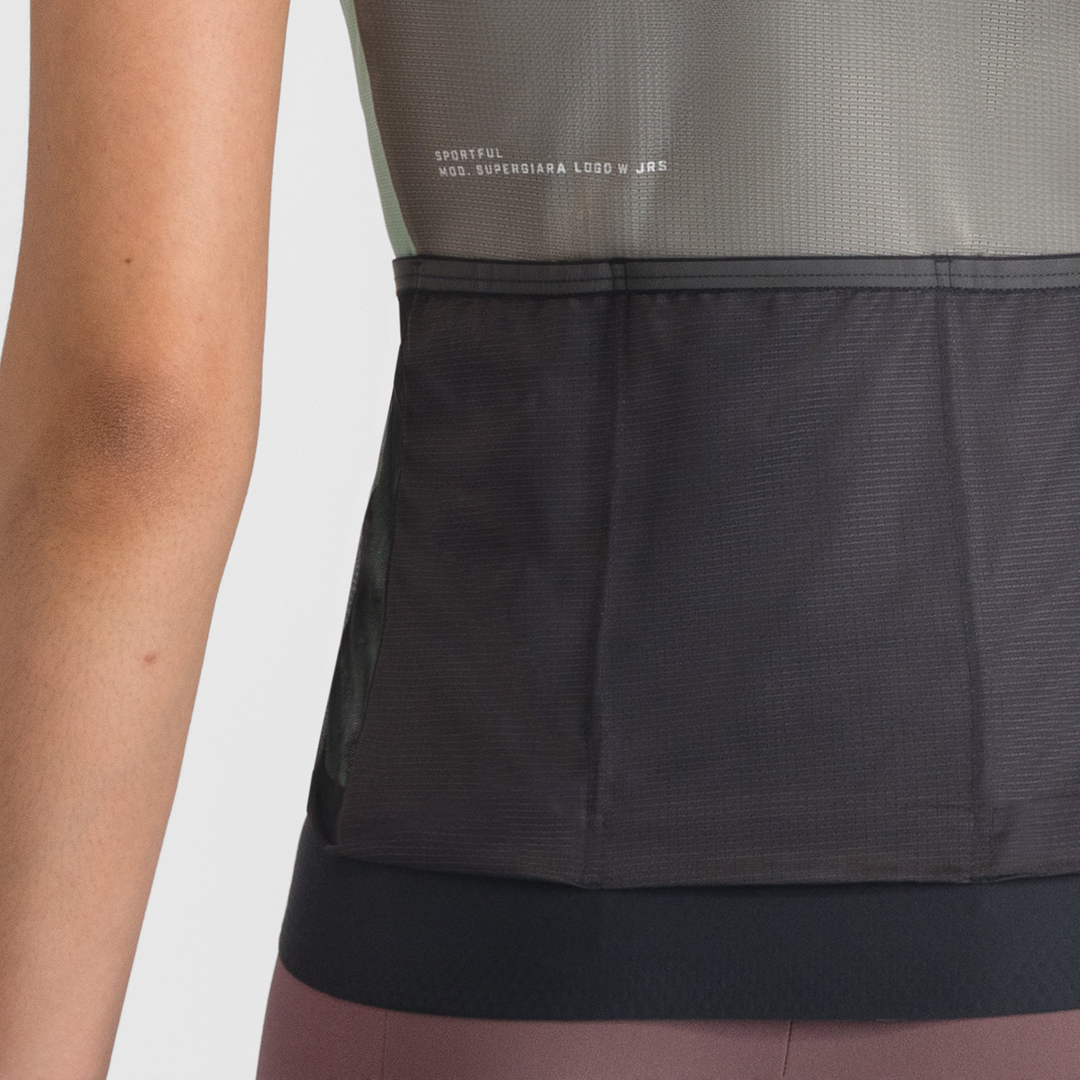 Supergiara logo w jersey - gun metal/pink - sportful