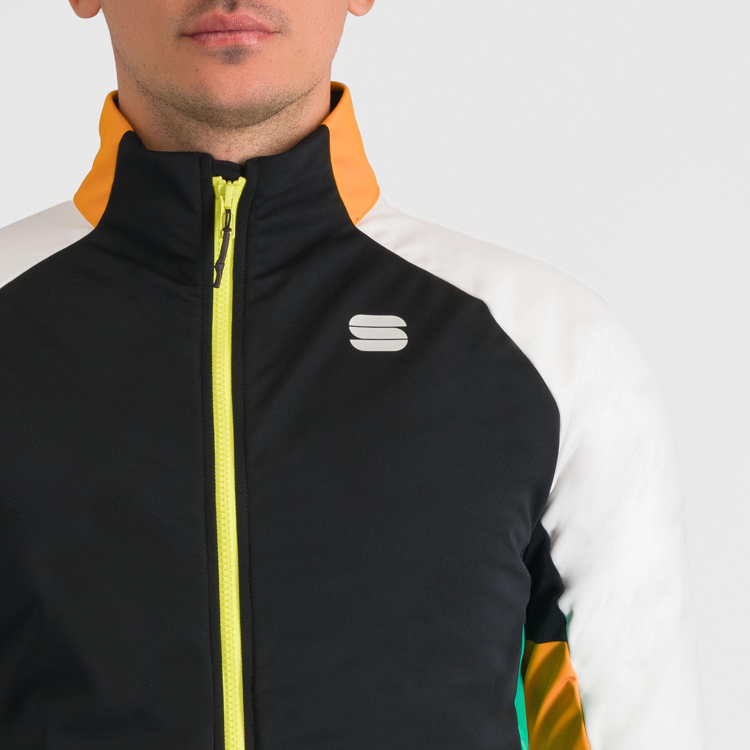 Apex jacket - black/white/green/yellow - sportful