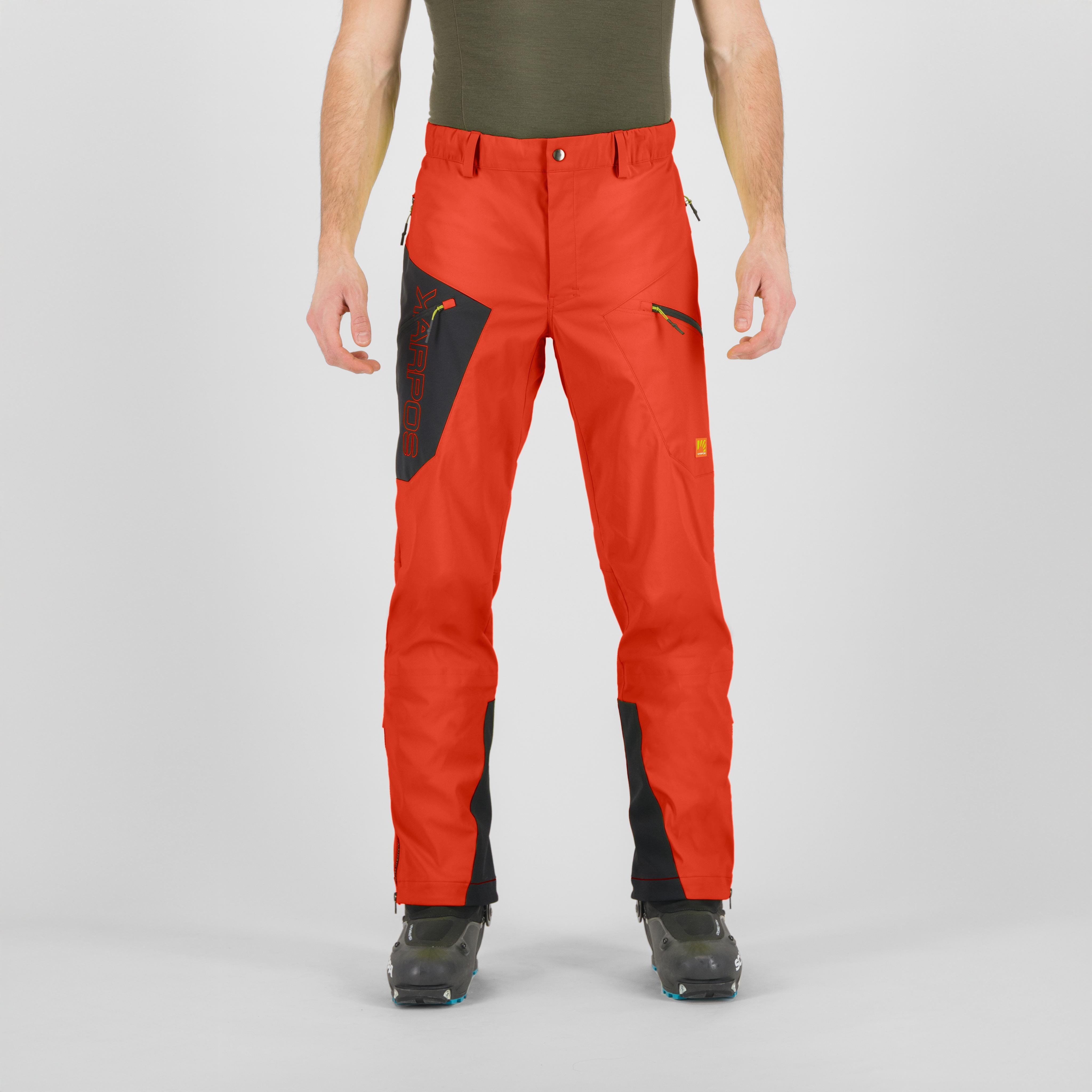 Pizzo bianco pants - vibr.orange/woodl.gray - karpos