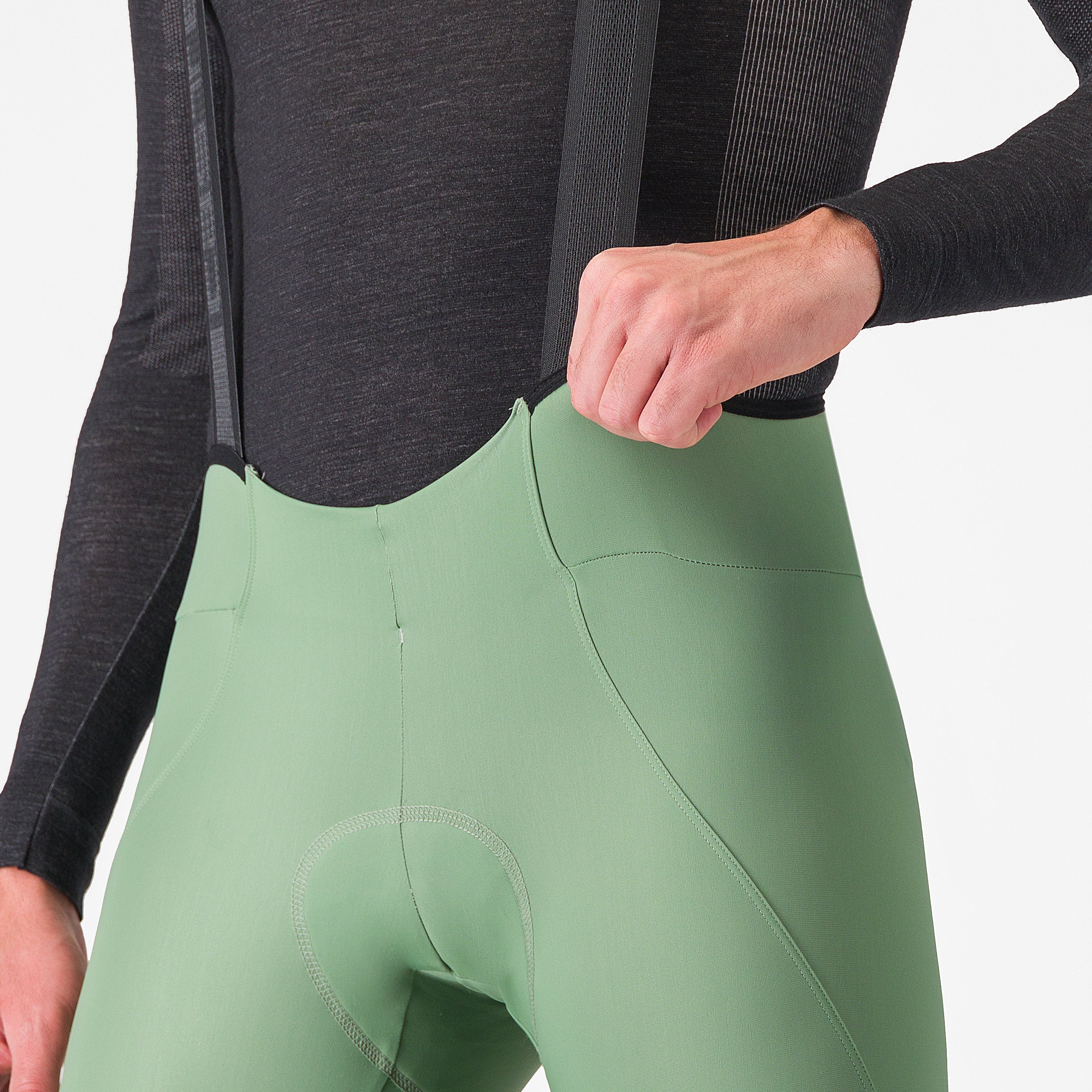 Espresso bibtight - green pepper - castelli