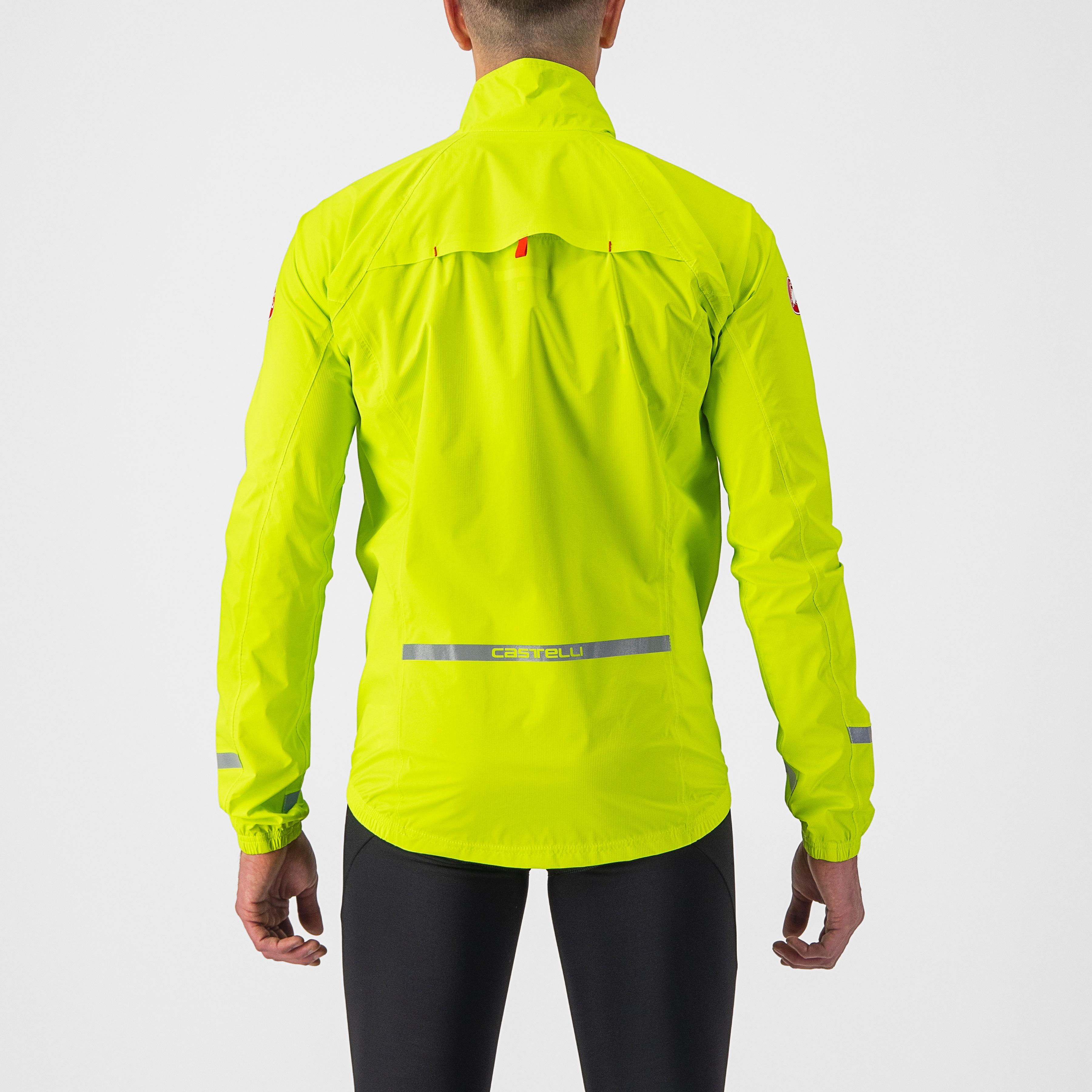 Emergency 2 rain jacket - electric lime - castelli