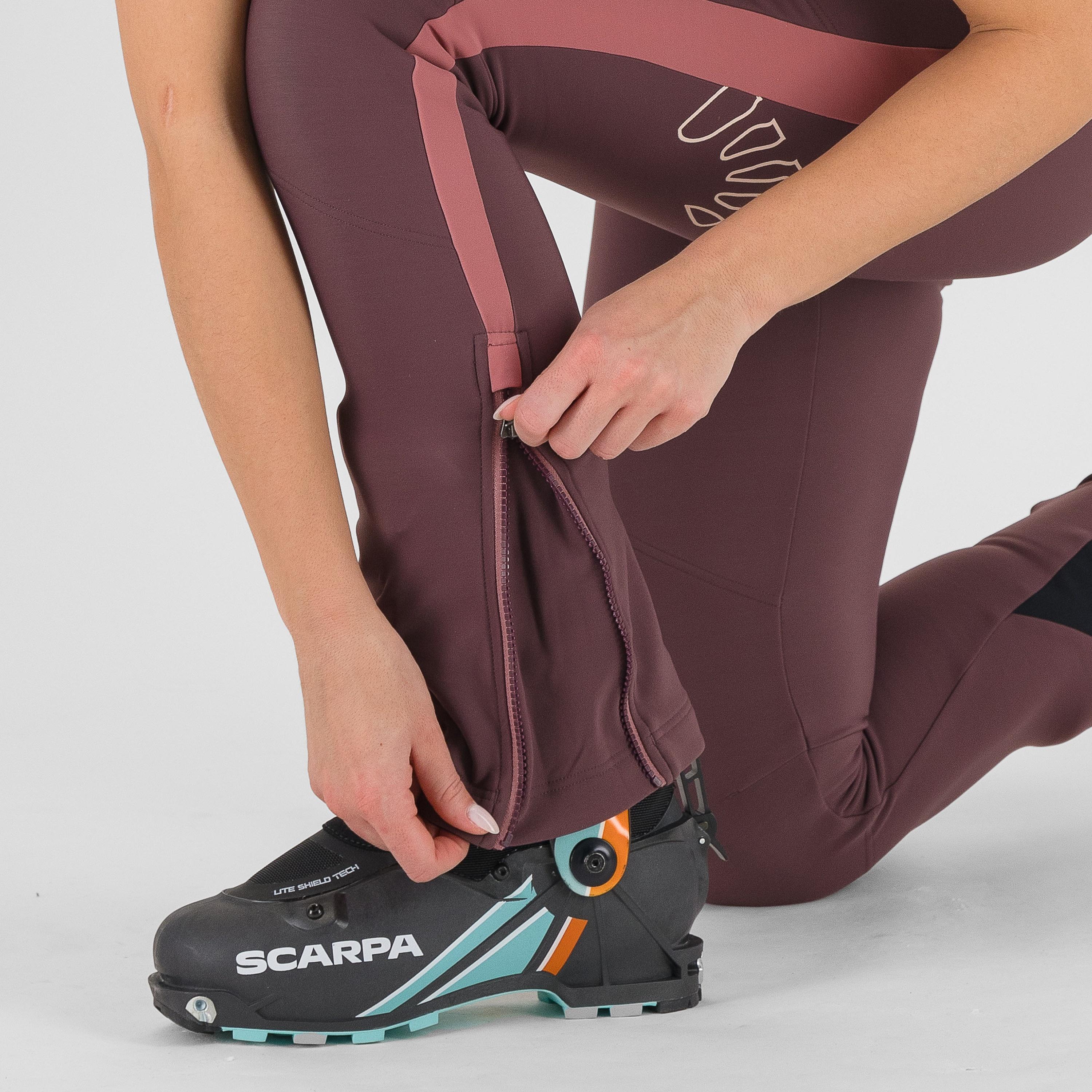 Alagna evo w pant - huckleberry/deco rose - karpos