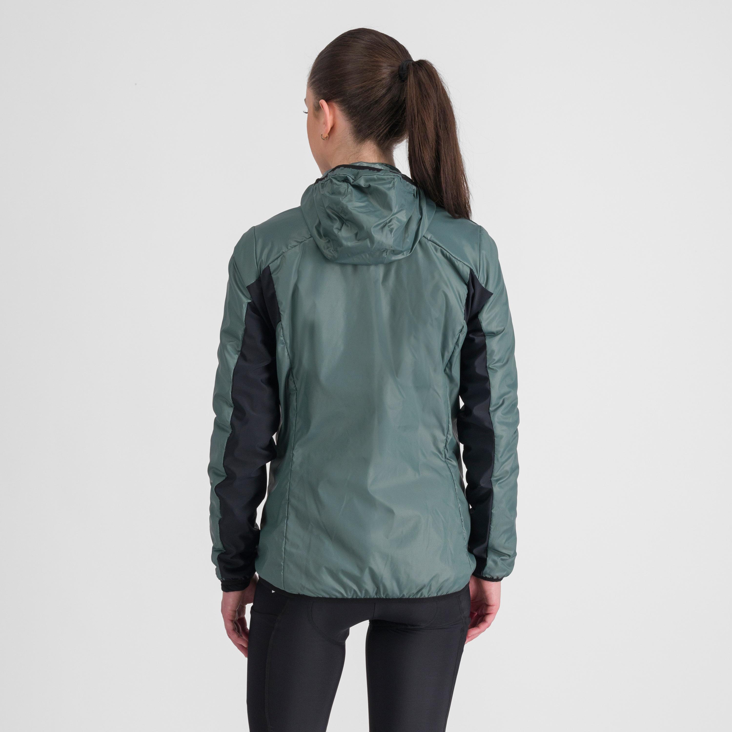 Supergiara w puffy long sleeve - shrub green - sportful