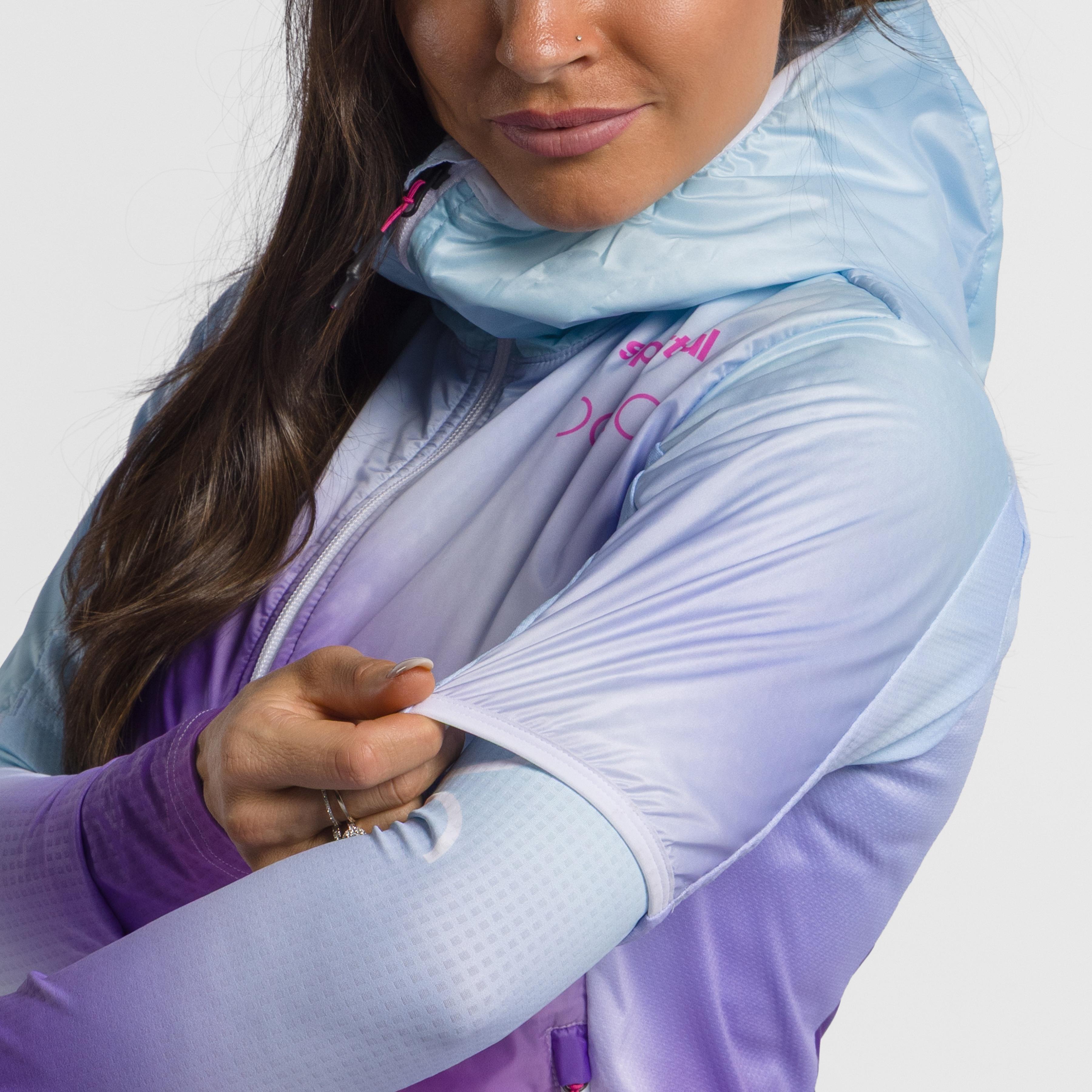 Doro puffy jacket - shaded pink/azure - sportful