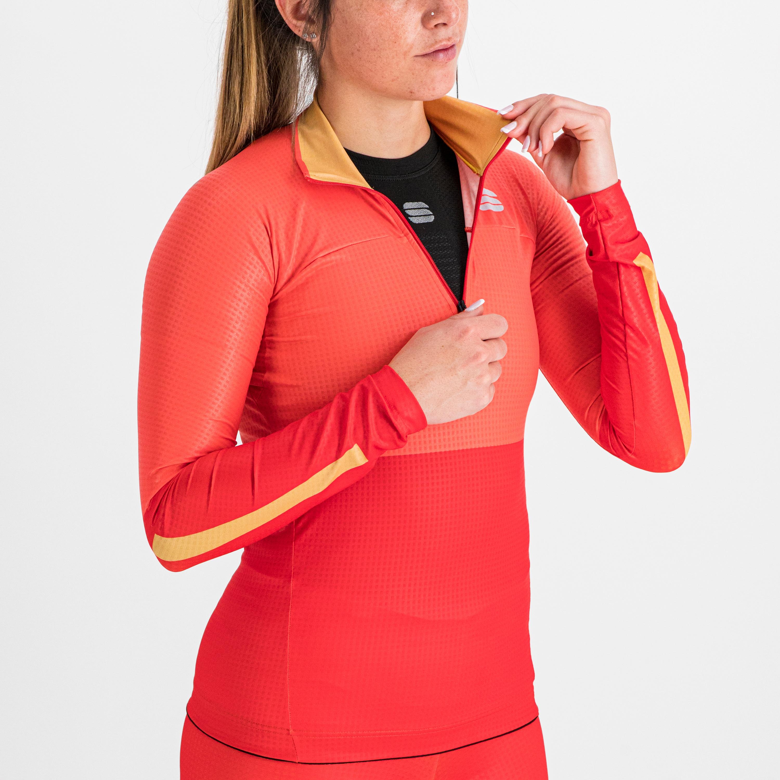 Apex w jersey - chili red / pompelmo - sportful