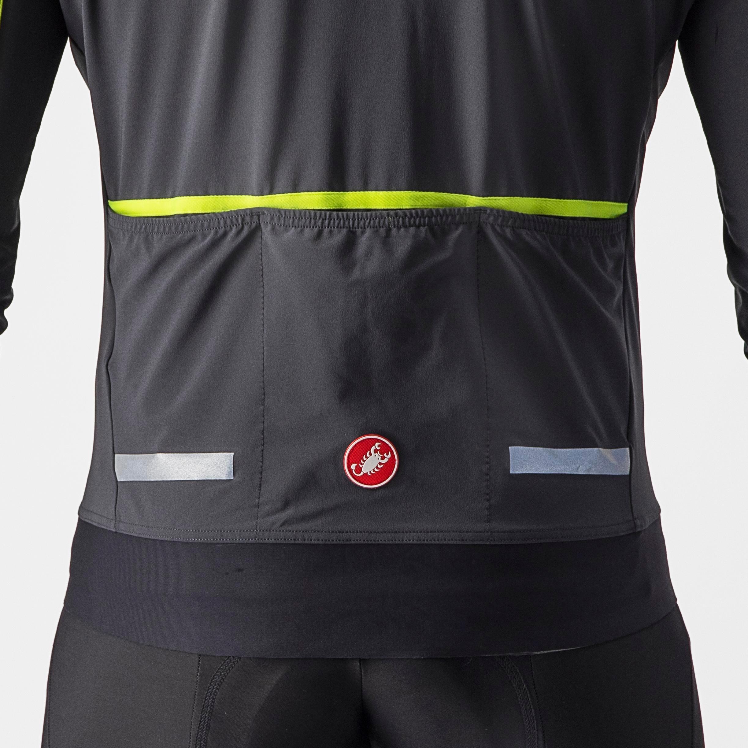 Flight jacket air - dark gray/electric lime - castelli
