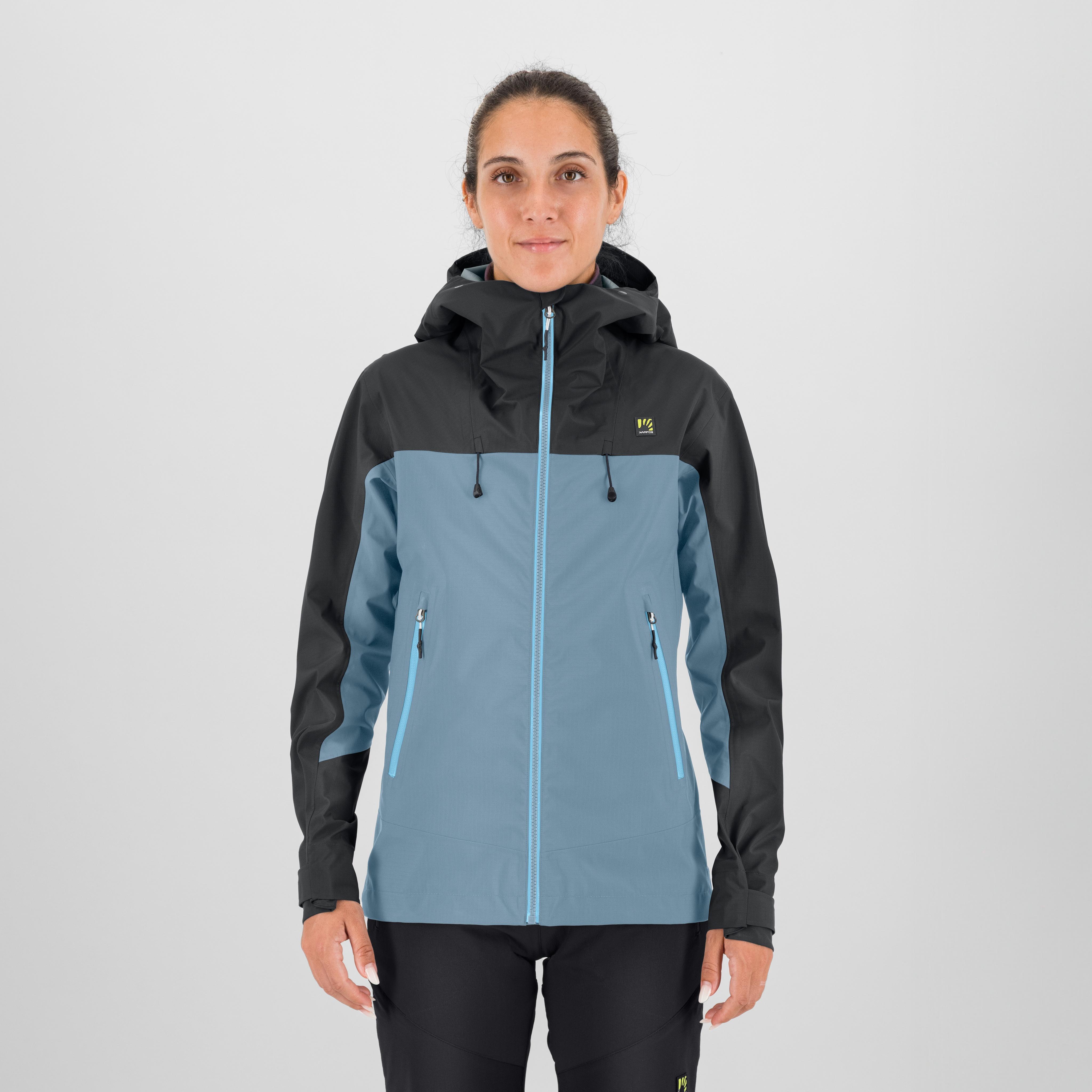 Storm 2.0 w jacket - ashley blue/woodl.gray - karpos