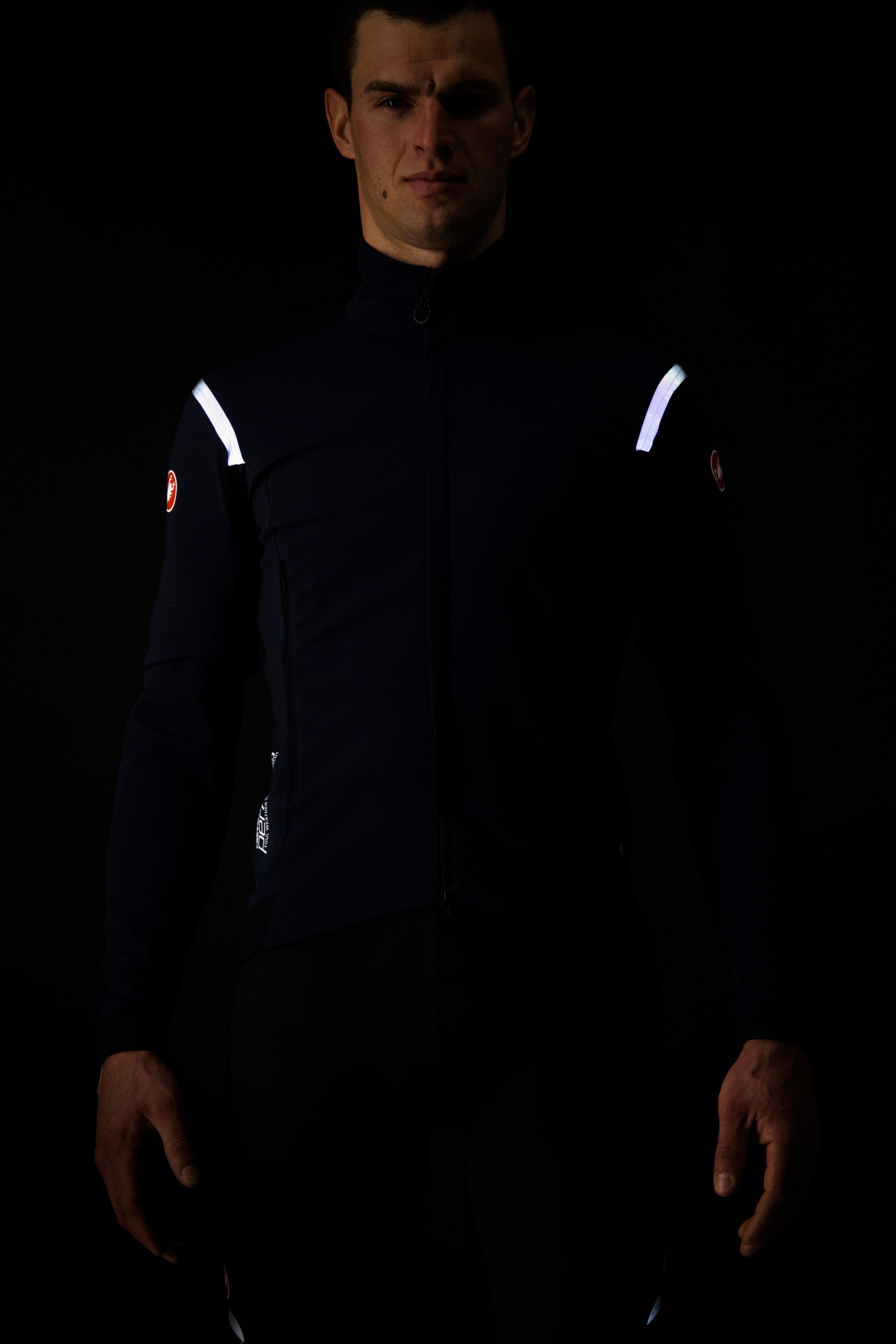 Perfetto ros 2 convertible jacket - savile blue/silver gray - castelli