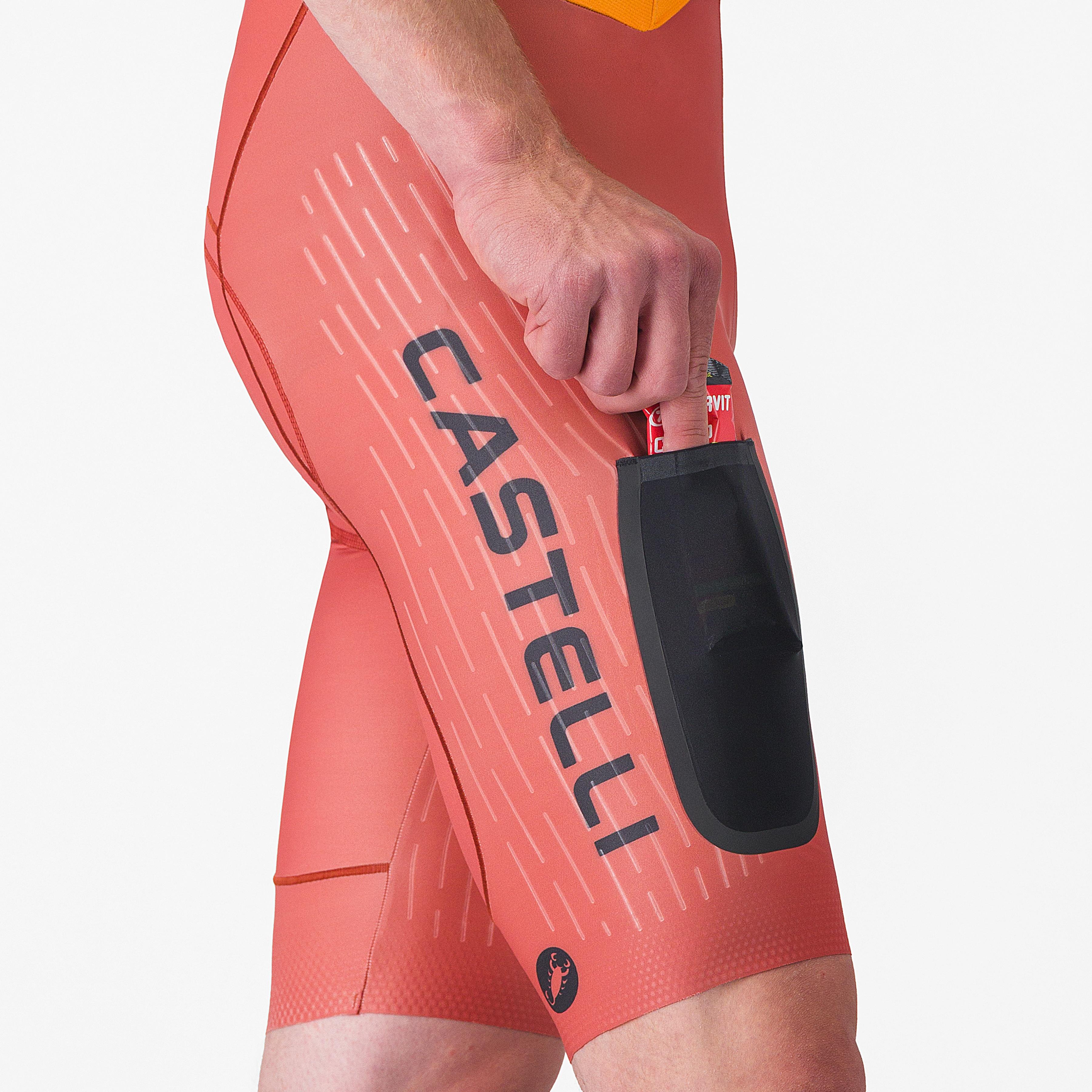 Unlimited speedsuit - vivid orange/hot sauce-black - castelli