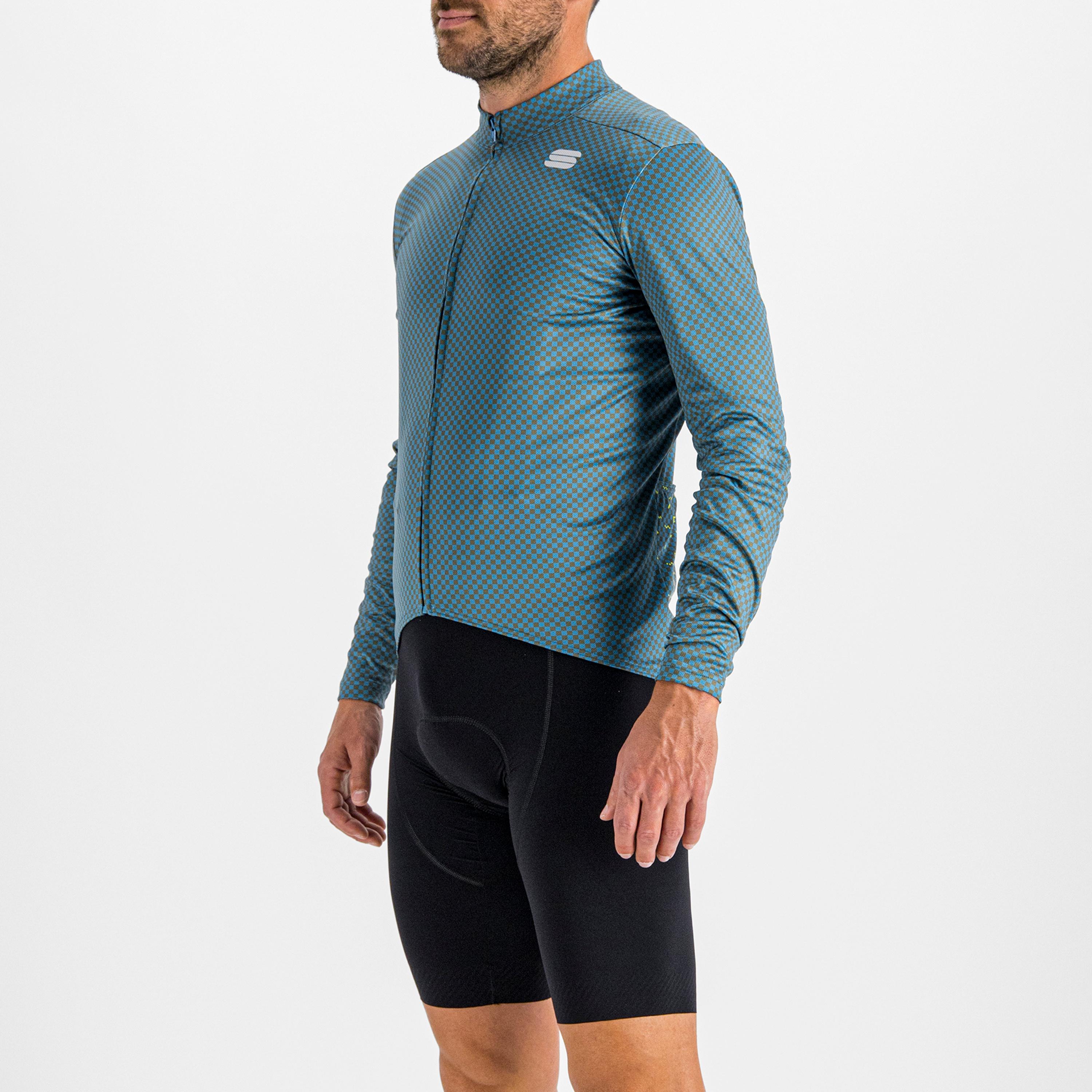 Checkmate thermal jersey - berry blue beetle cedar - sportful