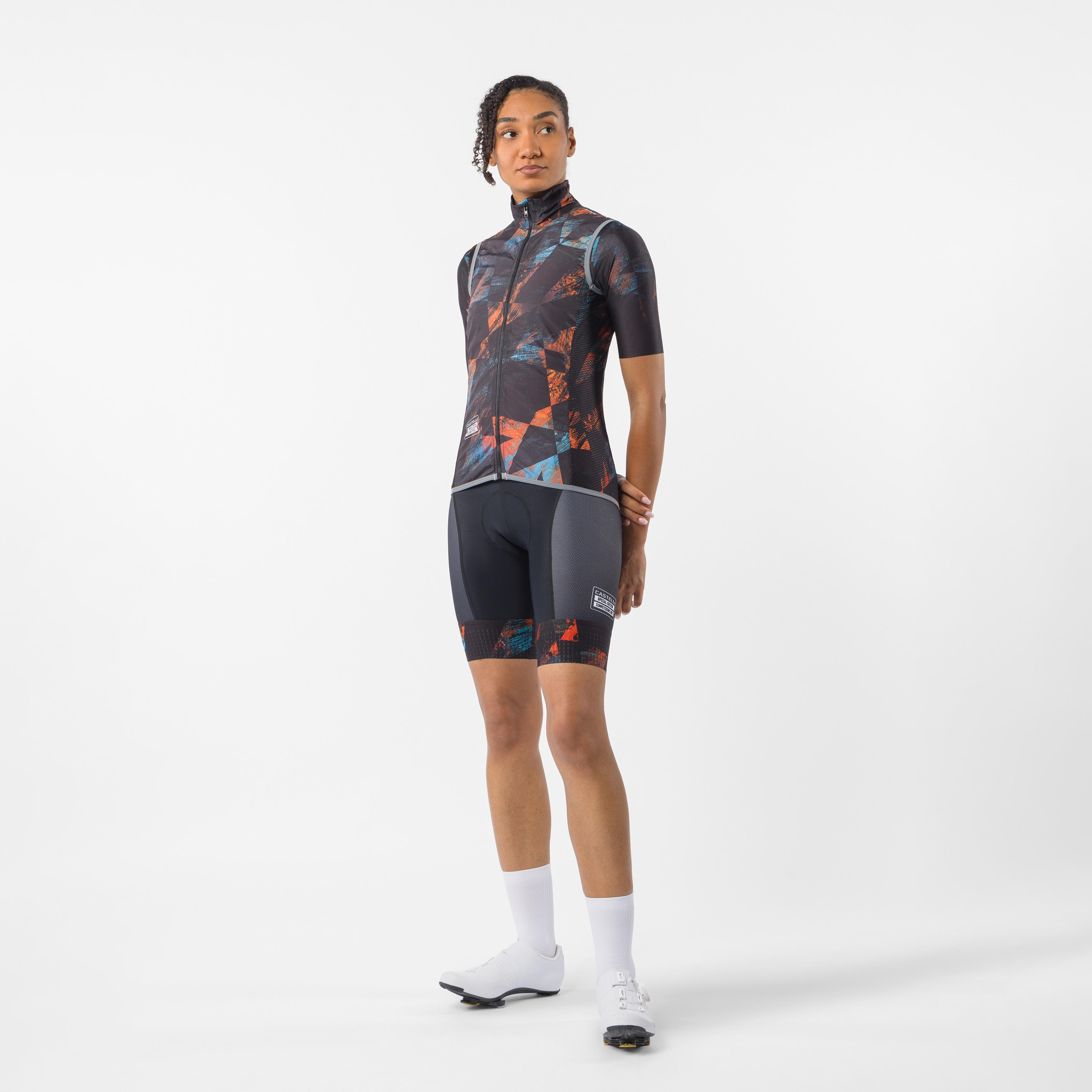 Pro light w wind vest - black zip - castelli