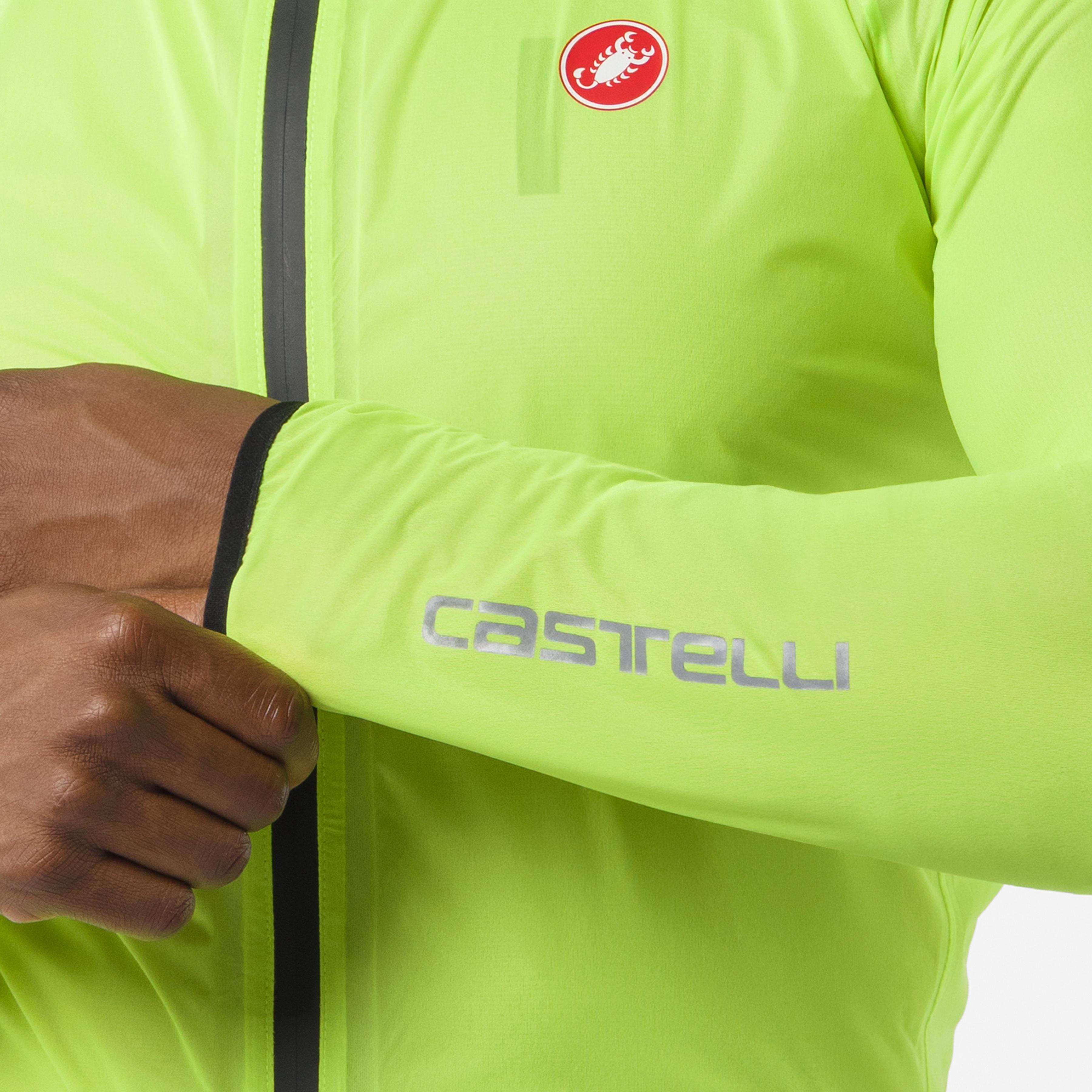 Squall shell jacket - electric lime/black - castelli