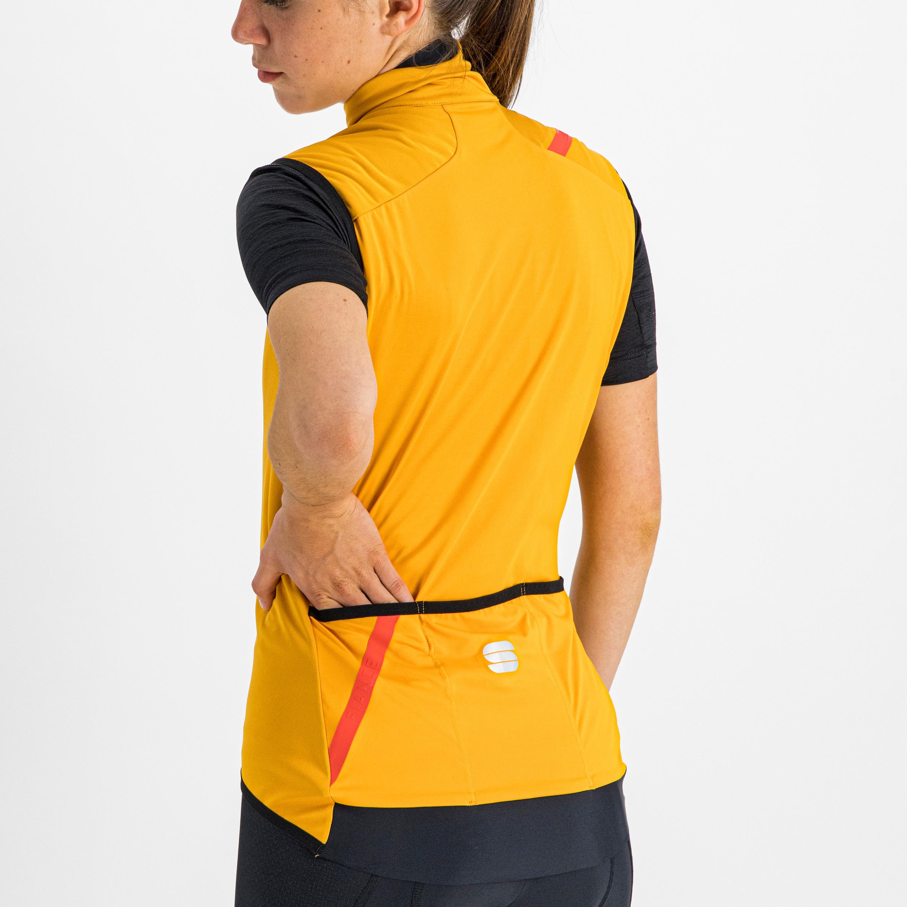 Fiandre light norain w vest - dark gold - sportful