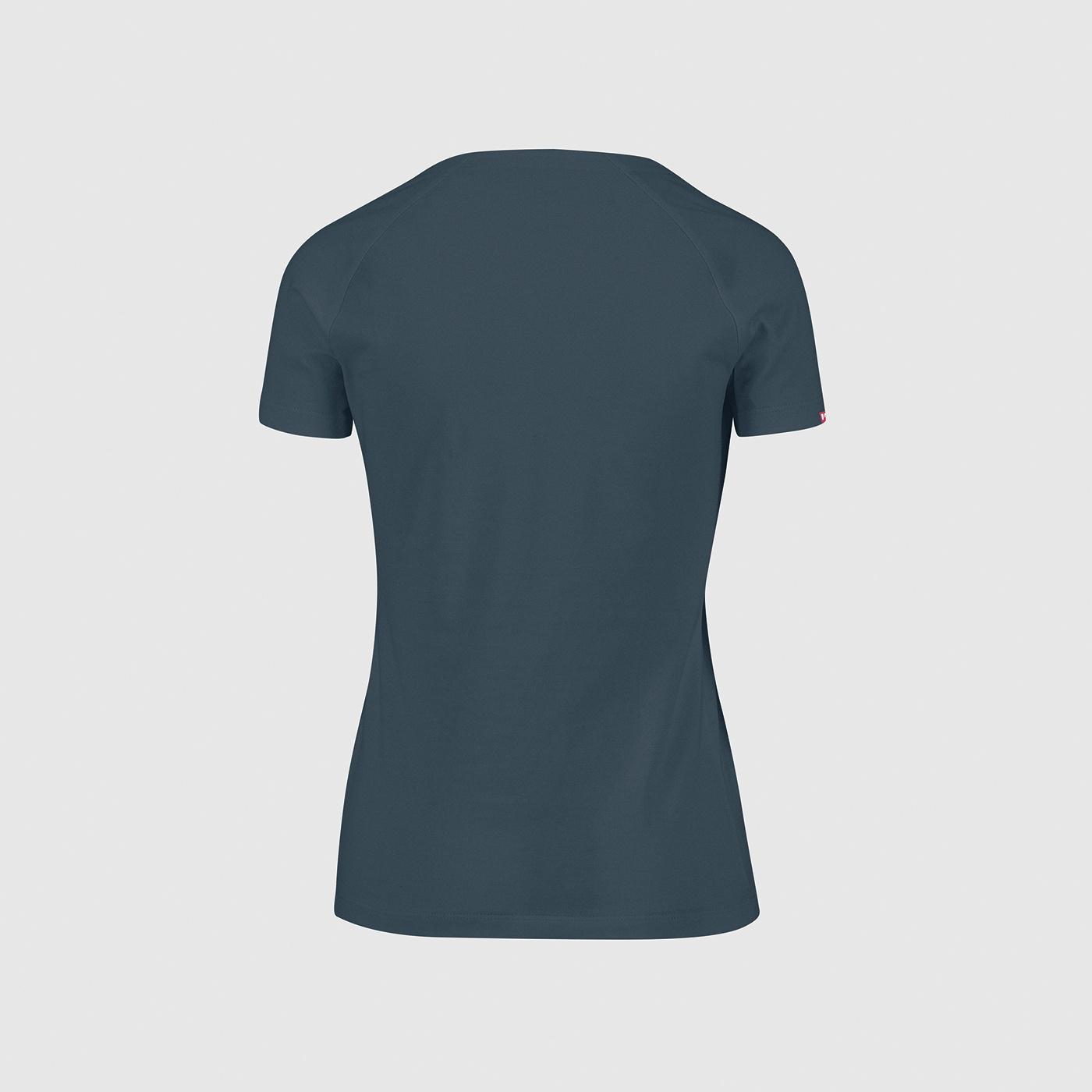 Berto cotton w t-shirt - blu astro - karpos