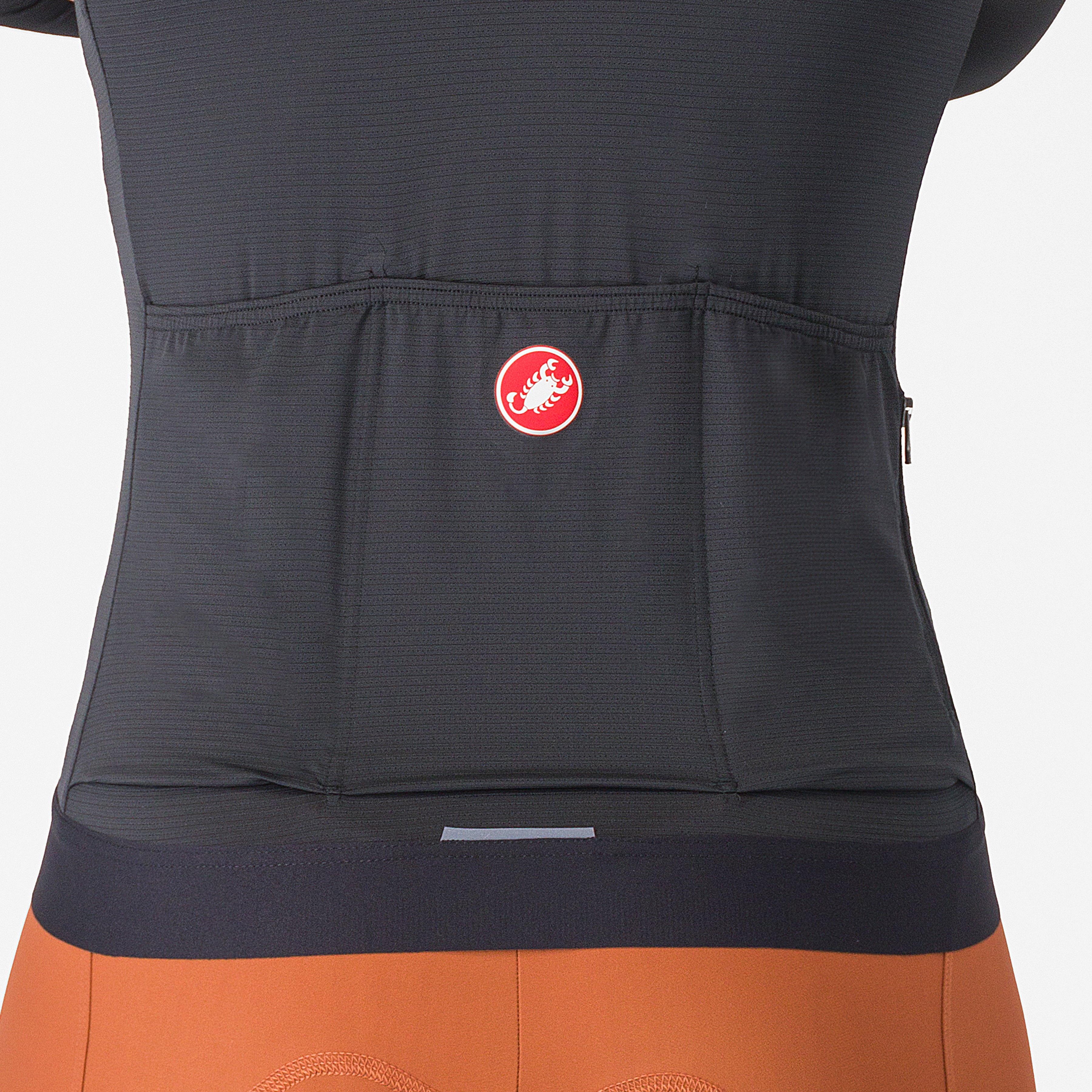 Espresso w long sleeve jersey - light black/dark gray - castelli