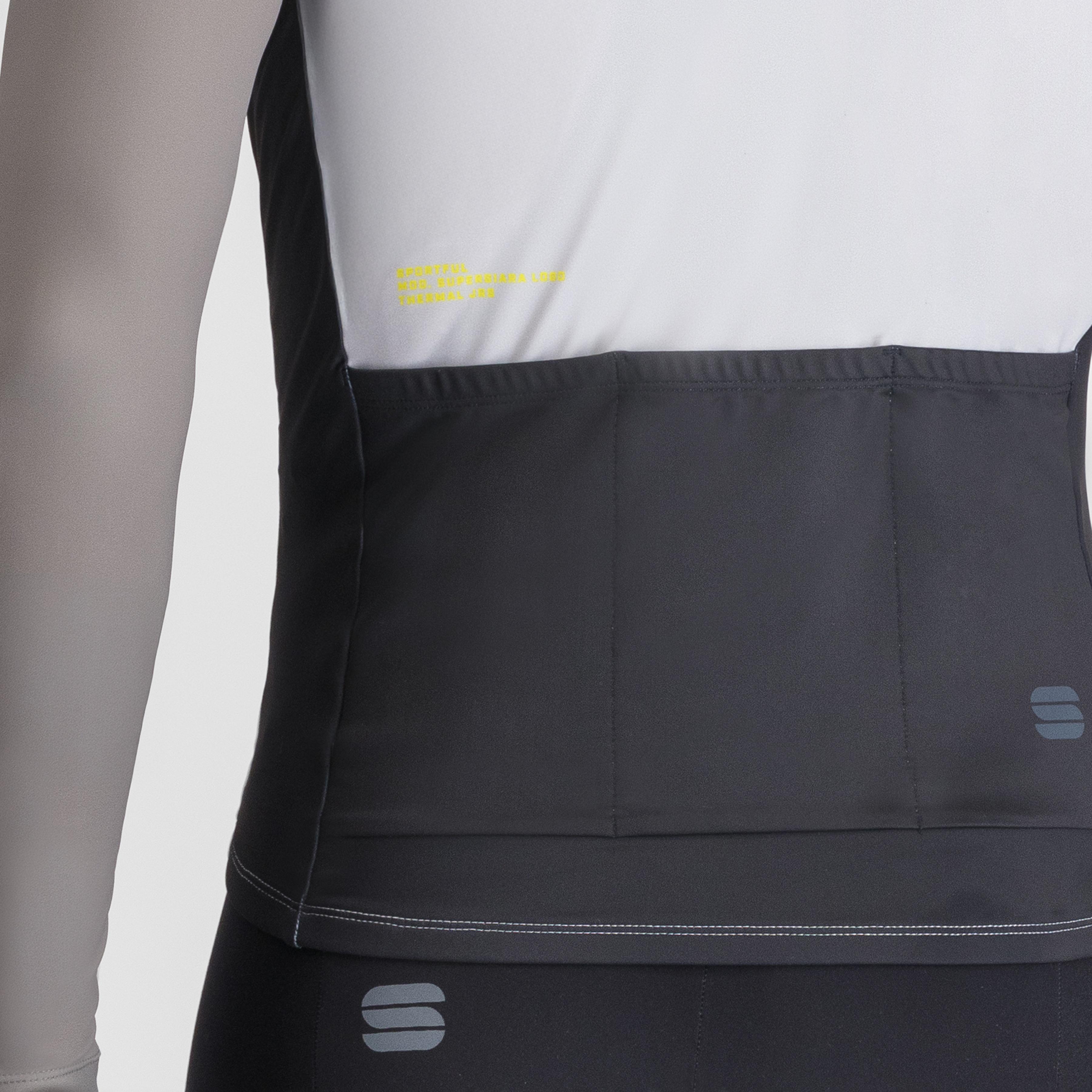 Supergiara logo thermal jersey - stone grey - sportful