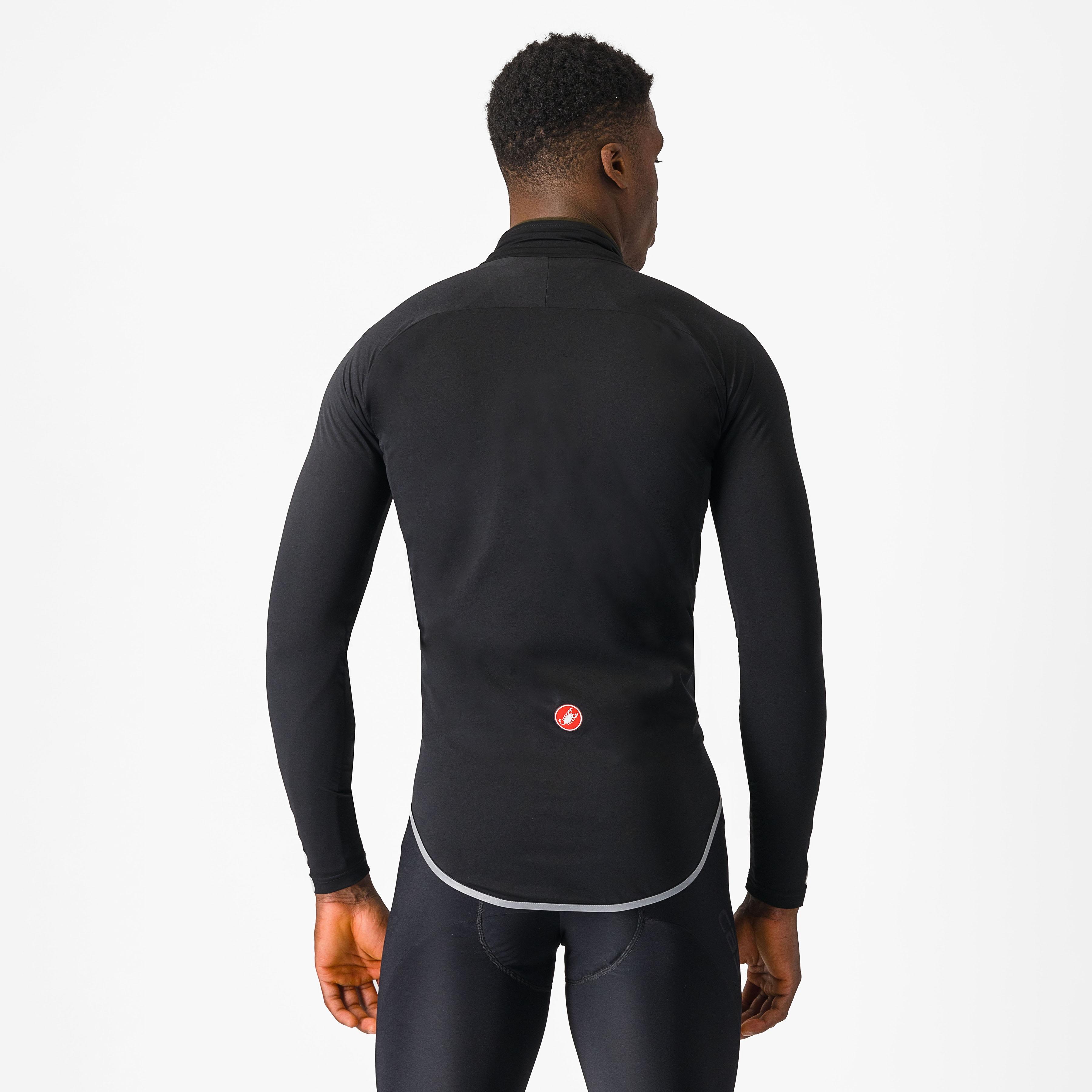 Ultra rain cape - black/silver reflex - castelli