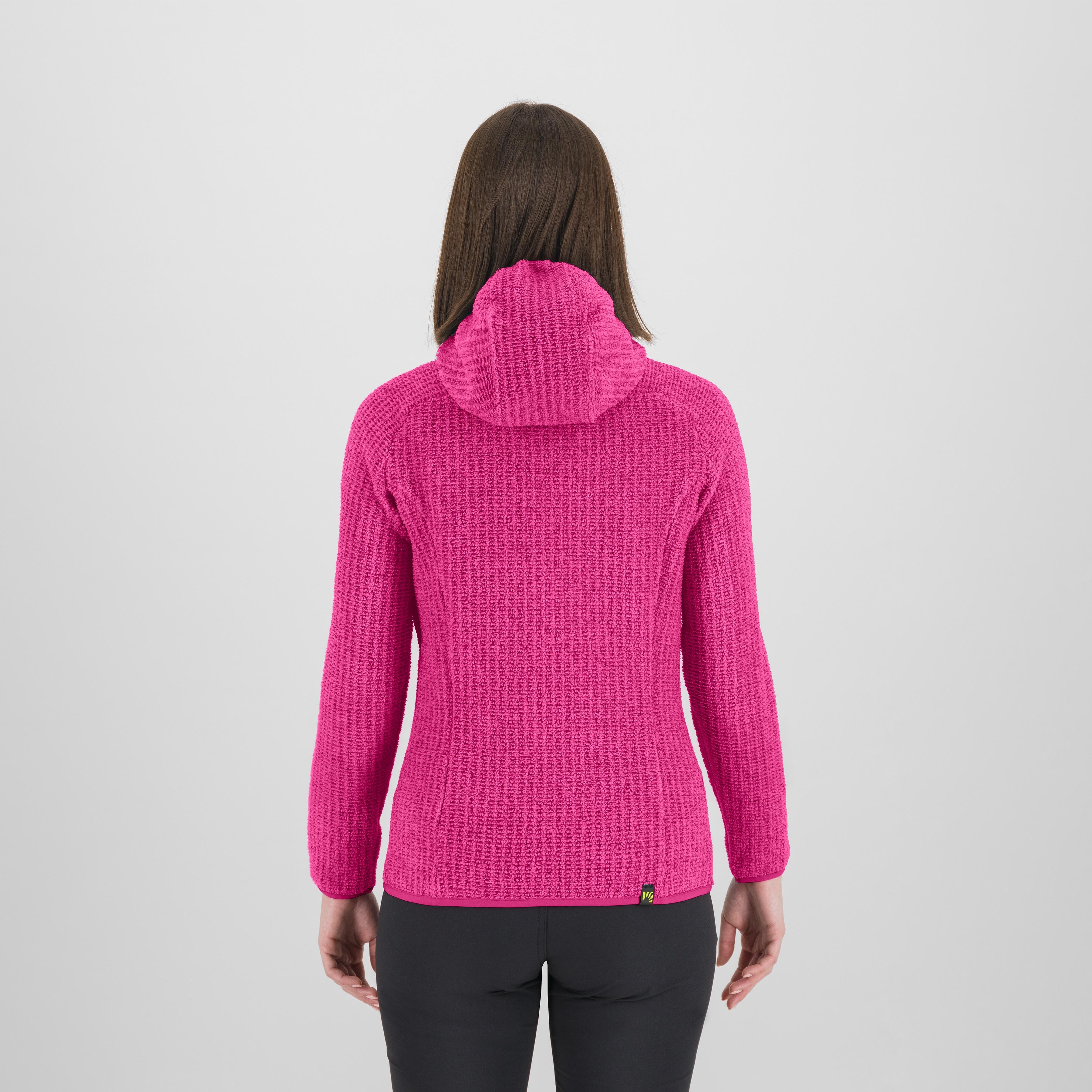 Rocchetta evo hoodie w fleece - purple/black - karpos