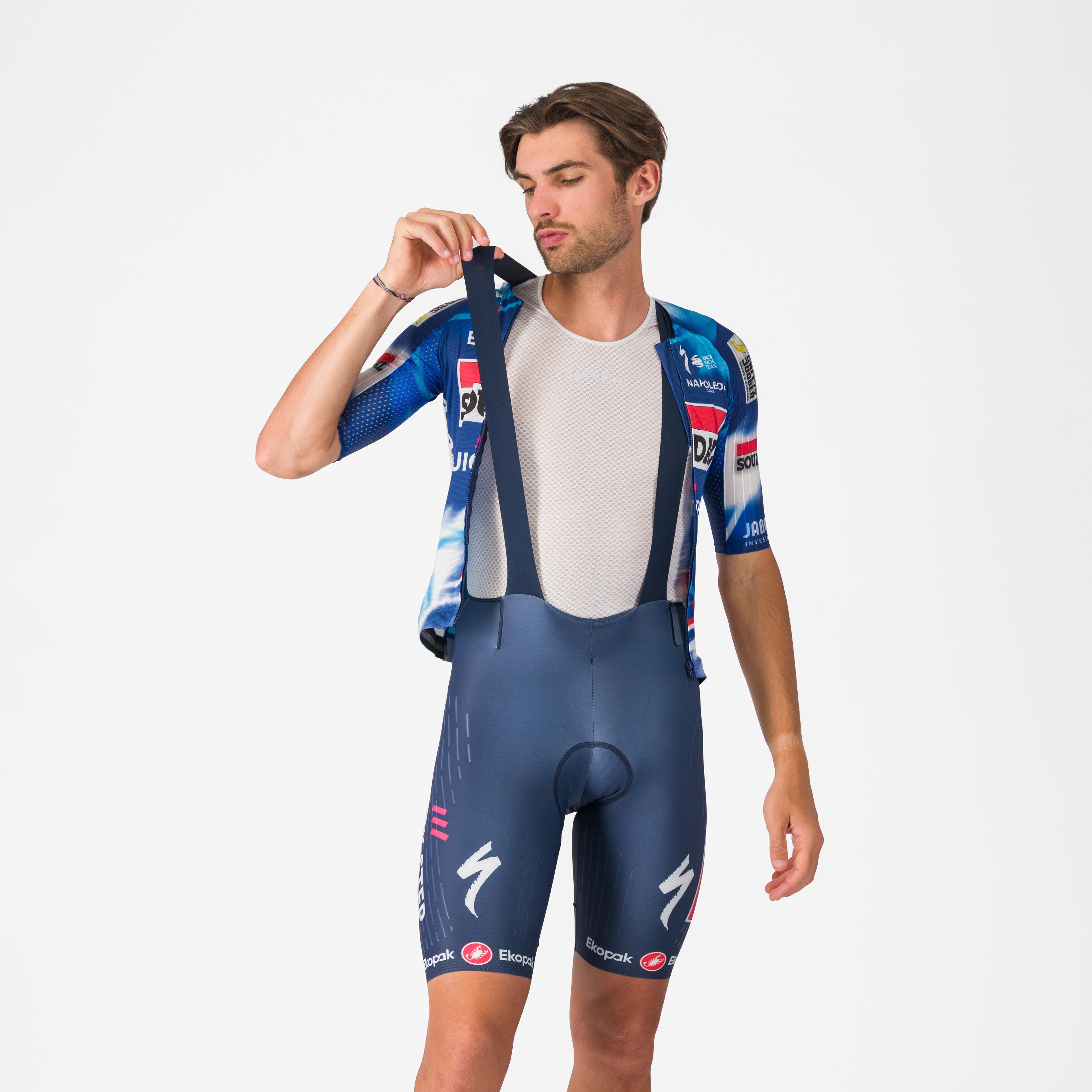 Free aero race s bibshort - belgian blue - castelli